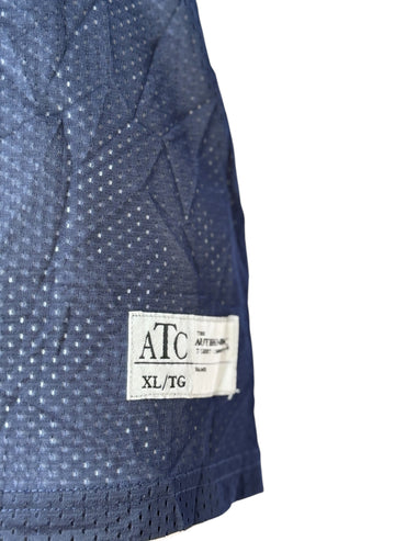 Maillot de Basket Vintage Senior Academy Bleu Marine Rétro Sportswear Débardeur en Mesh Taille XL