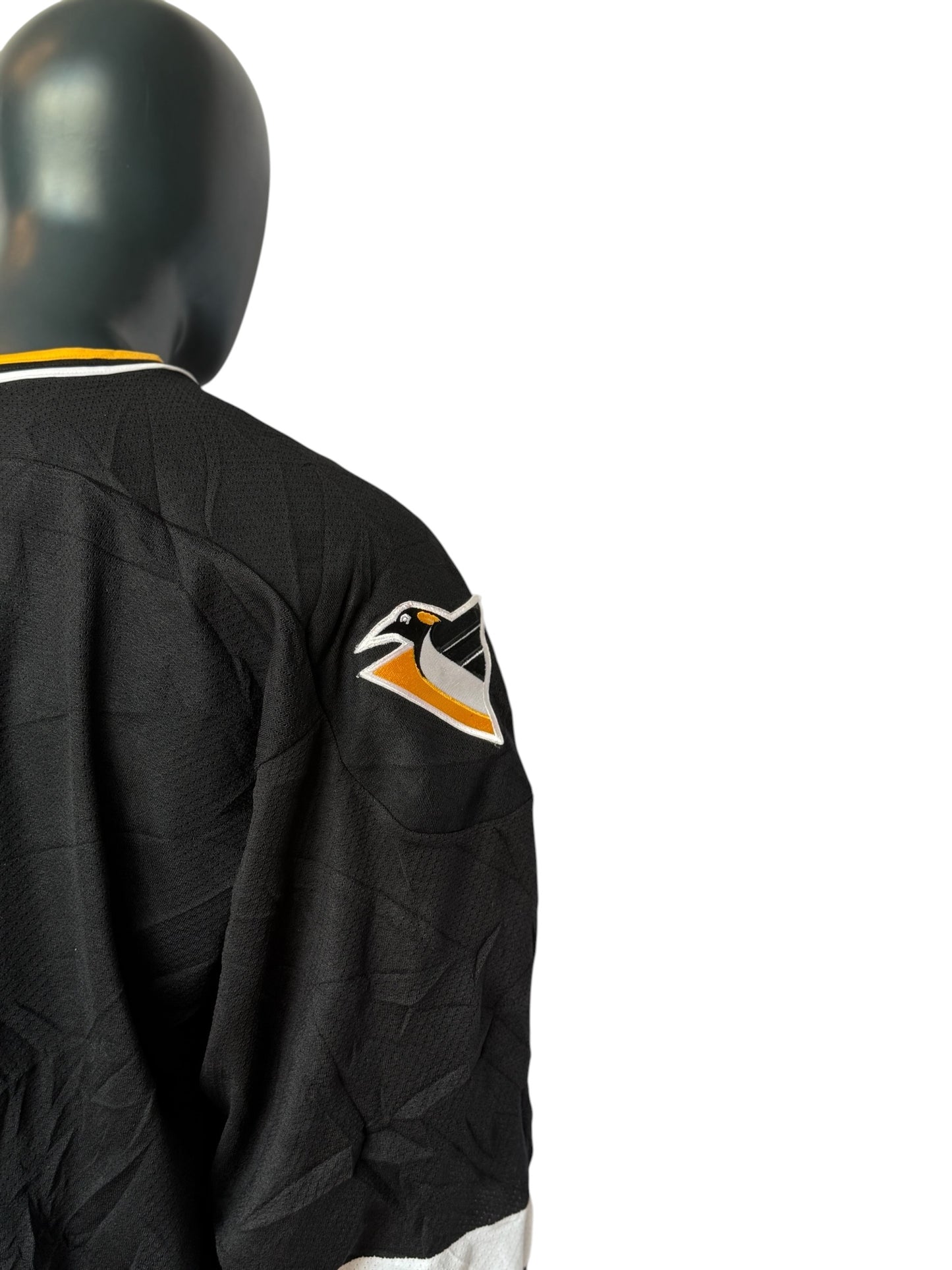 Vintage Pittsburgh Penguins Hockey Jersey Schwarz Gelb NHL Style Streetwear Oversized Unisex – RetroPieces