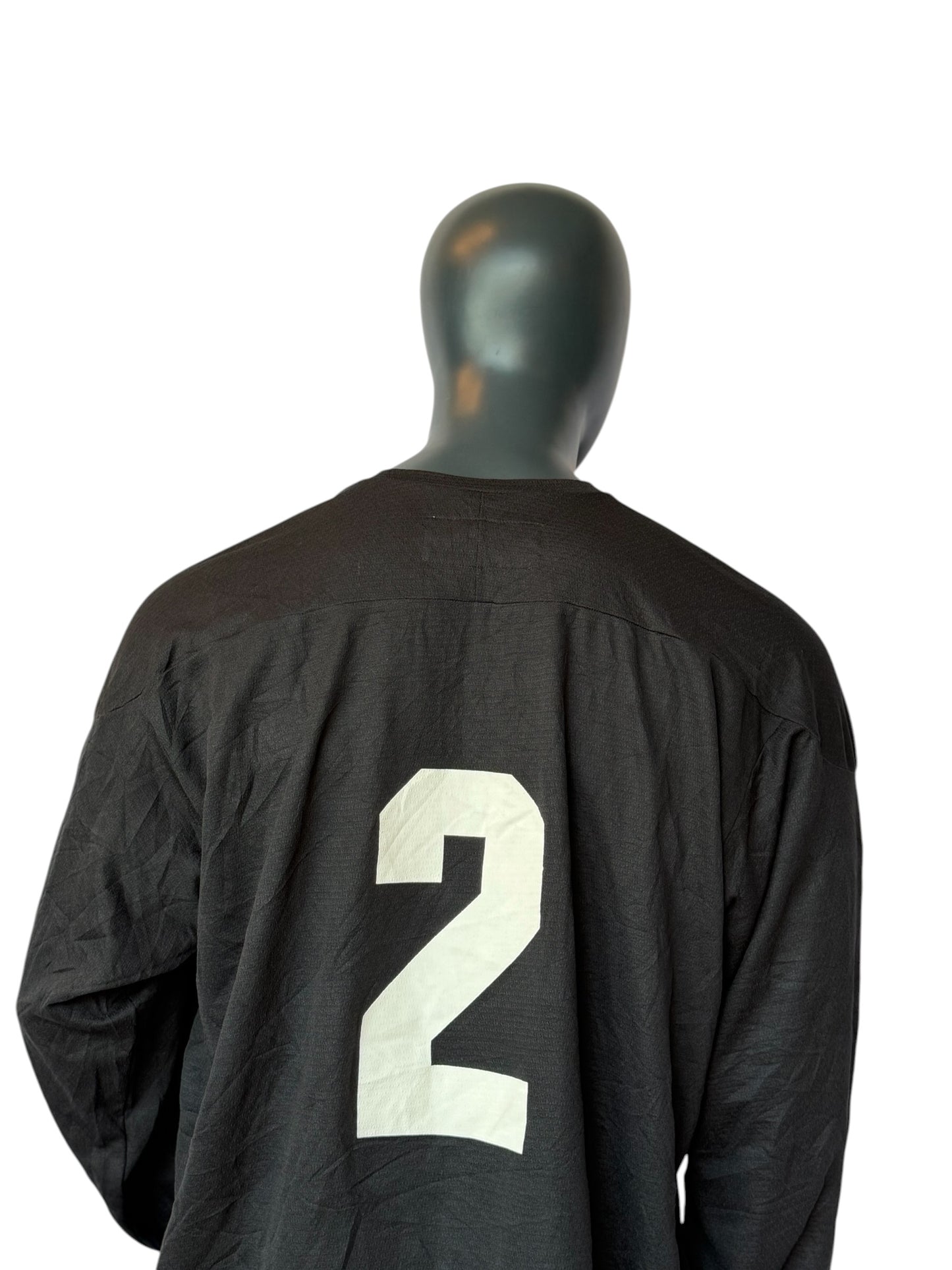 Nike Vintage Hockey Jersey Schwarz Xposure Elite Tournament Longsleeve Streetwear Oversized Unisex Size XL