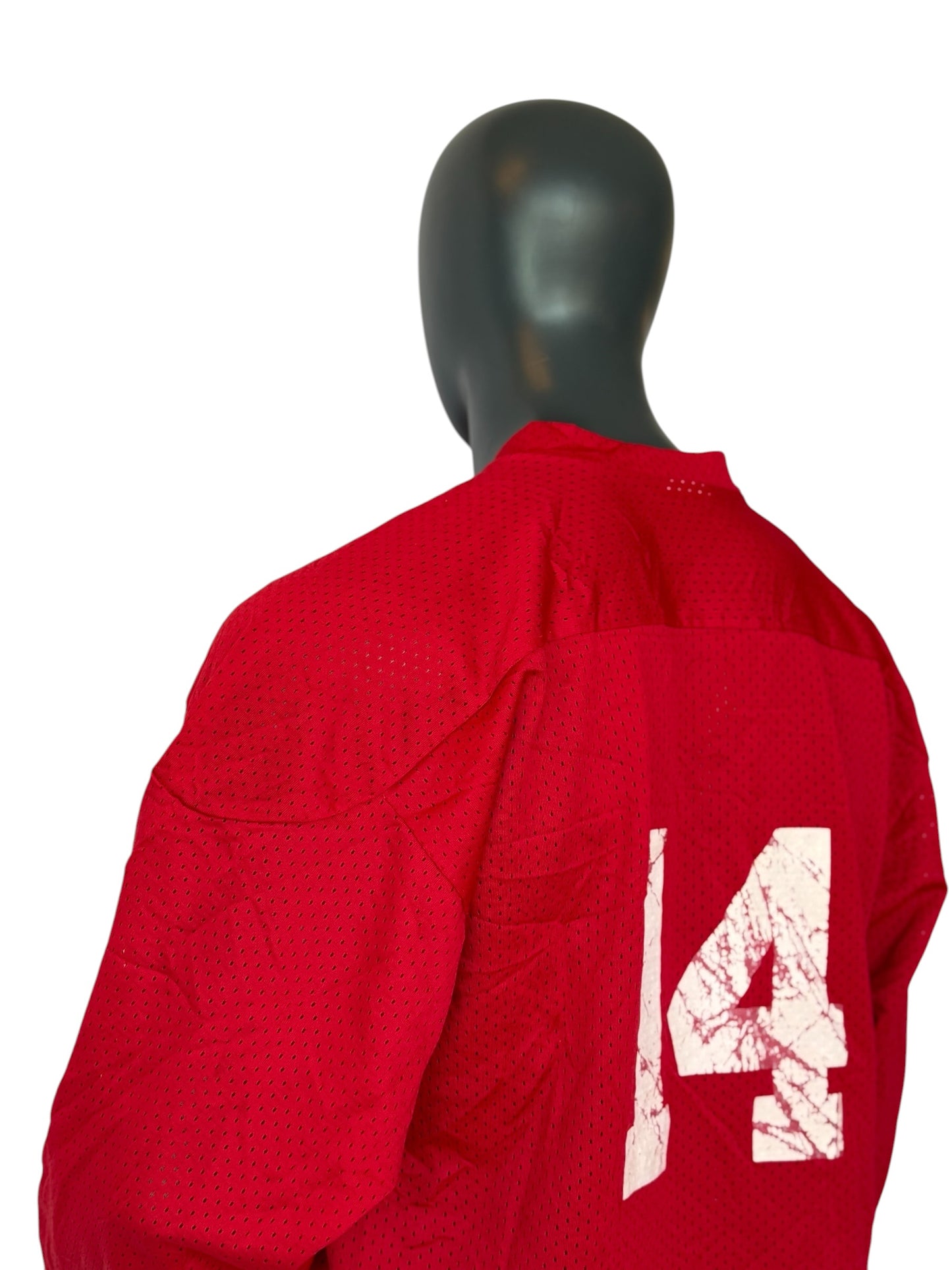 Vintage Mustangs Football Jersey Red Mesh Size XL