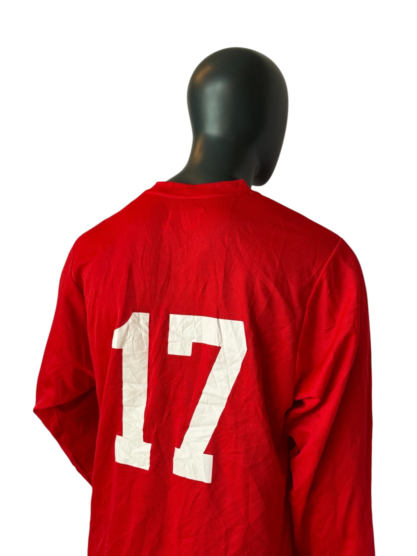 Vintage Belle Tire Detroit Hockey Jersey Red CCM Size M