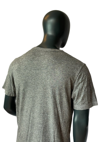 Vintage T-Shirt New York Yankees Gris Chiné Logo MLB Imprimé Baseball Streetwear Rétro Unisexe Taille L