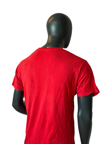 T-shirt vintage rouge des Blackhawks de Chicago L (NHL)