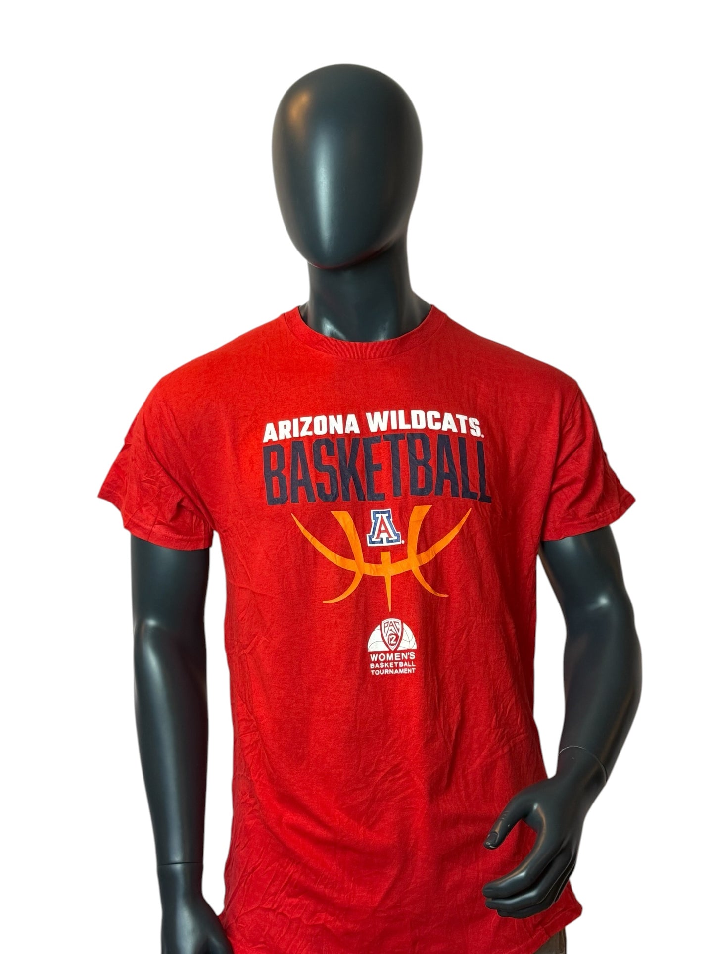 Vintage Arizona Wildcats Basketball T Shirt Rot NCAA Graphic Size L