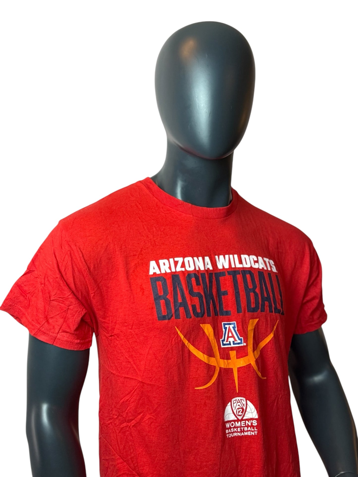 Vintage Arizona Wildcats Basketball T Shirt Rot NCAA Graphic Size L