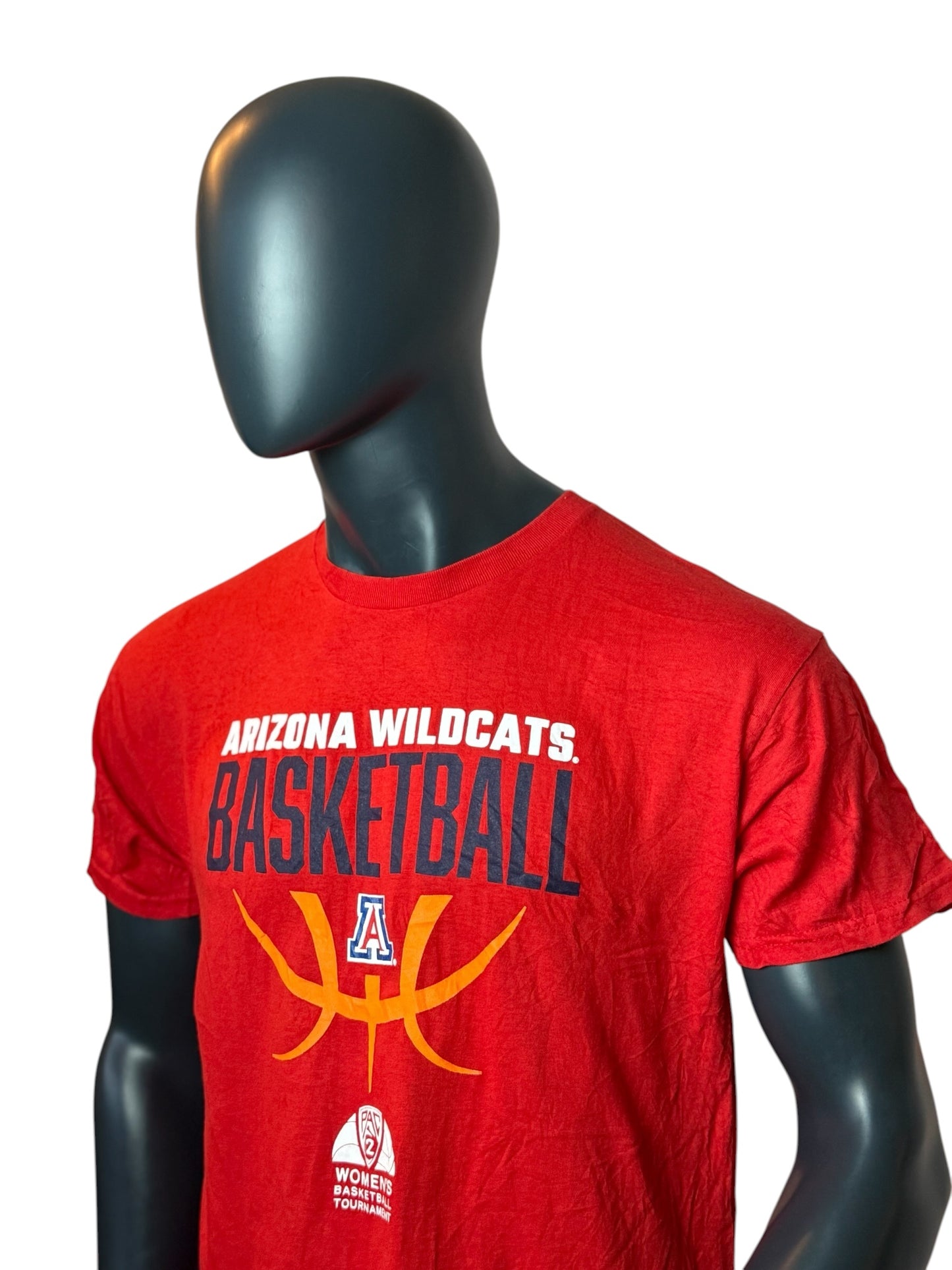 Vintage Arizona Wildcats Basketball T Shirt Rot NCAA Graphic Size L