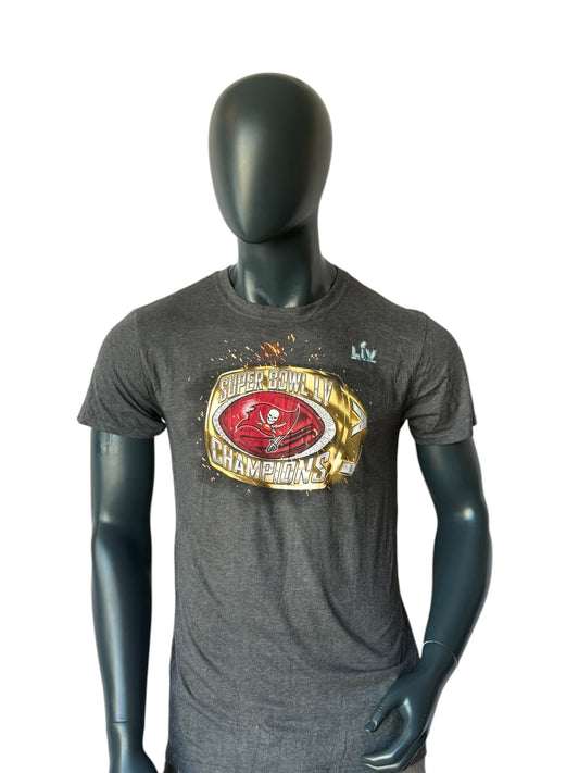 Vintage Super Bowl LV Champions T Shirt Tampa Bay Buccaneers