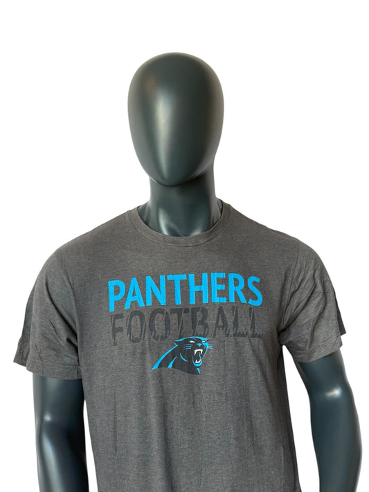 Vintage Carolina Panthers T Shirt Grau NFL Football Logo