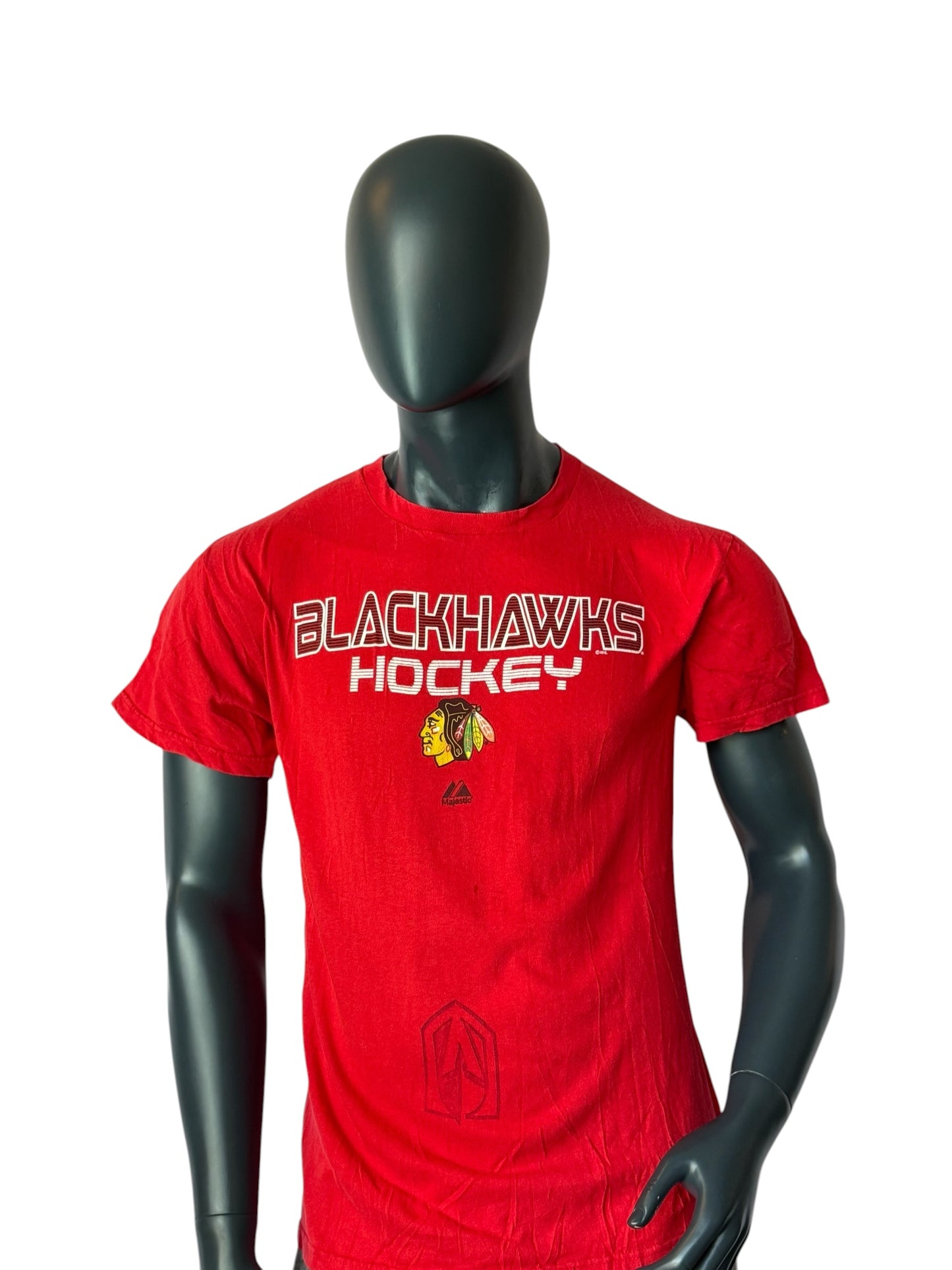 Chicago Blackhawks Vintage NHL T-Shirt Rot Size M