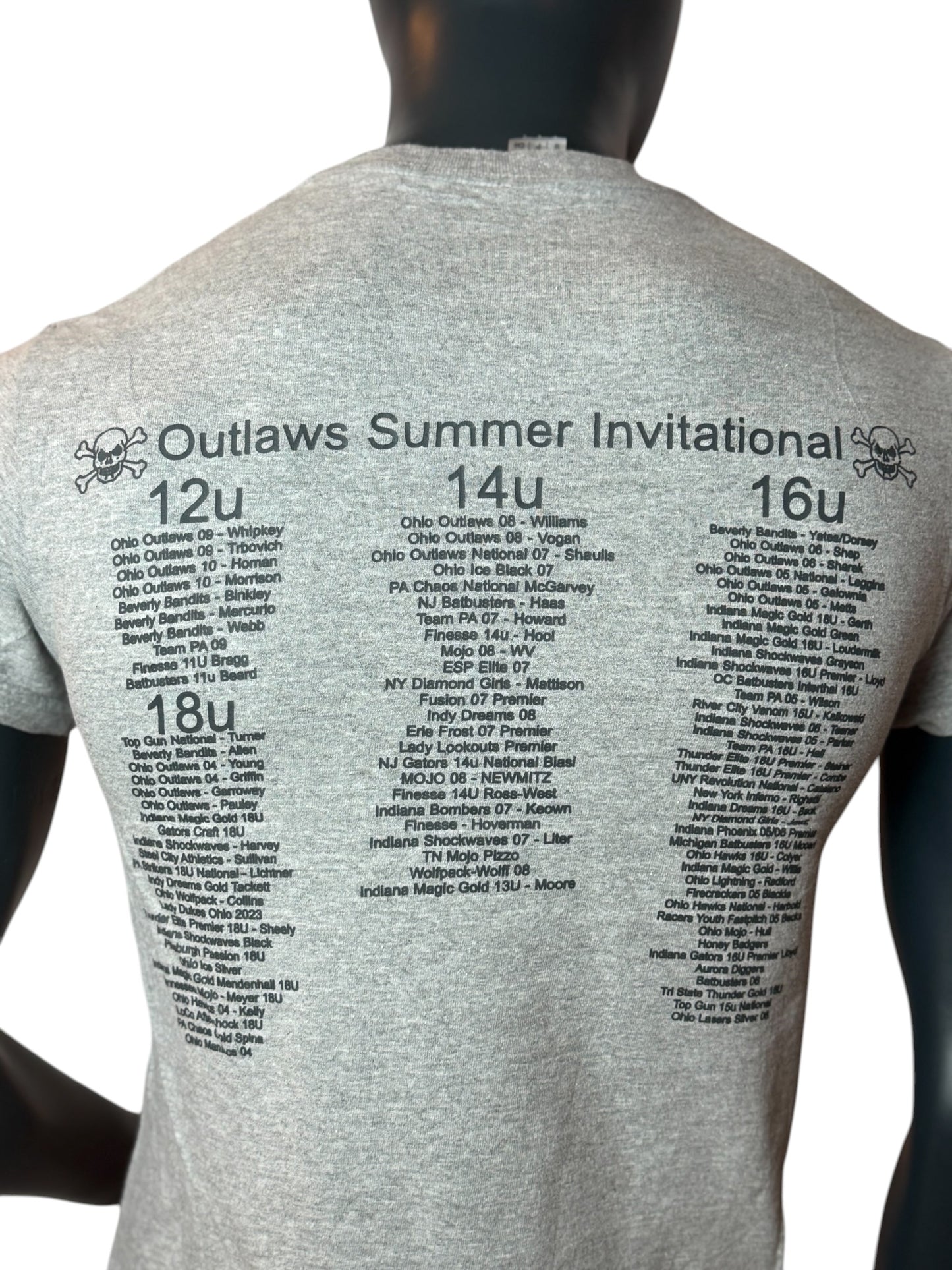 Outlaws Summer Invitational Vintage T-Shirt Grau Size S