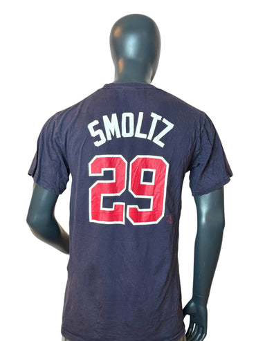 T-shirt vintage Atlanta Braves bleu marine taille L