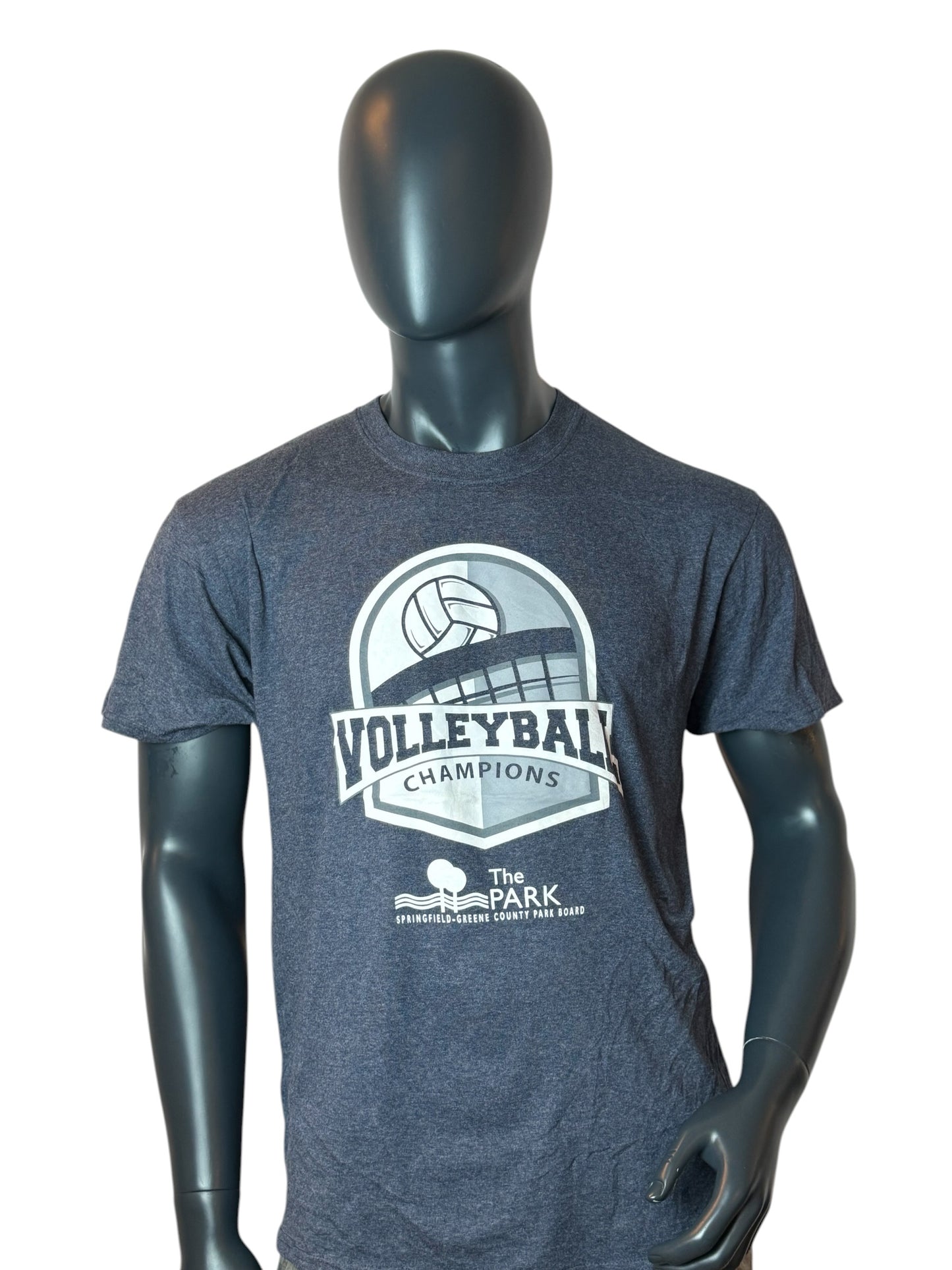 Volleyball Champions Vintage T-Shirt Grau Size L
