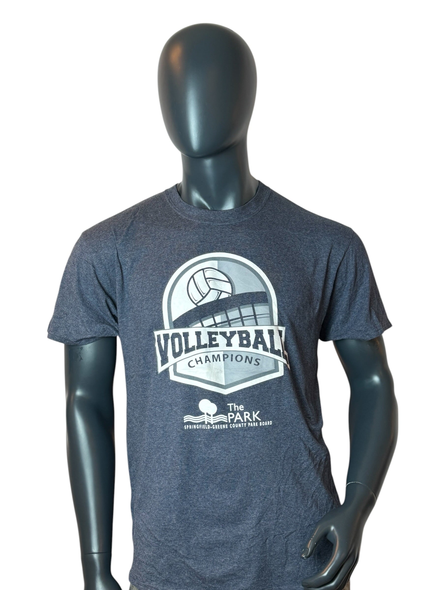 Volleyball Champions Vintage T-Shirt Grau