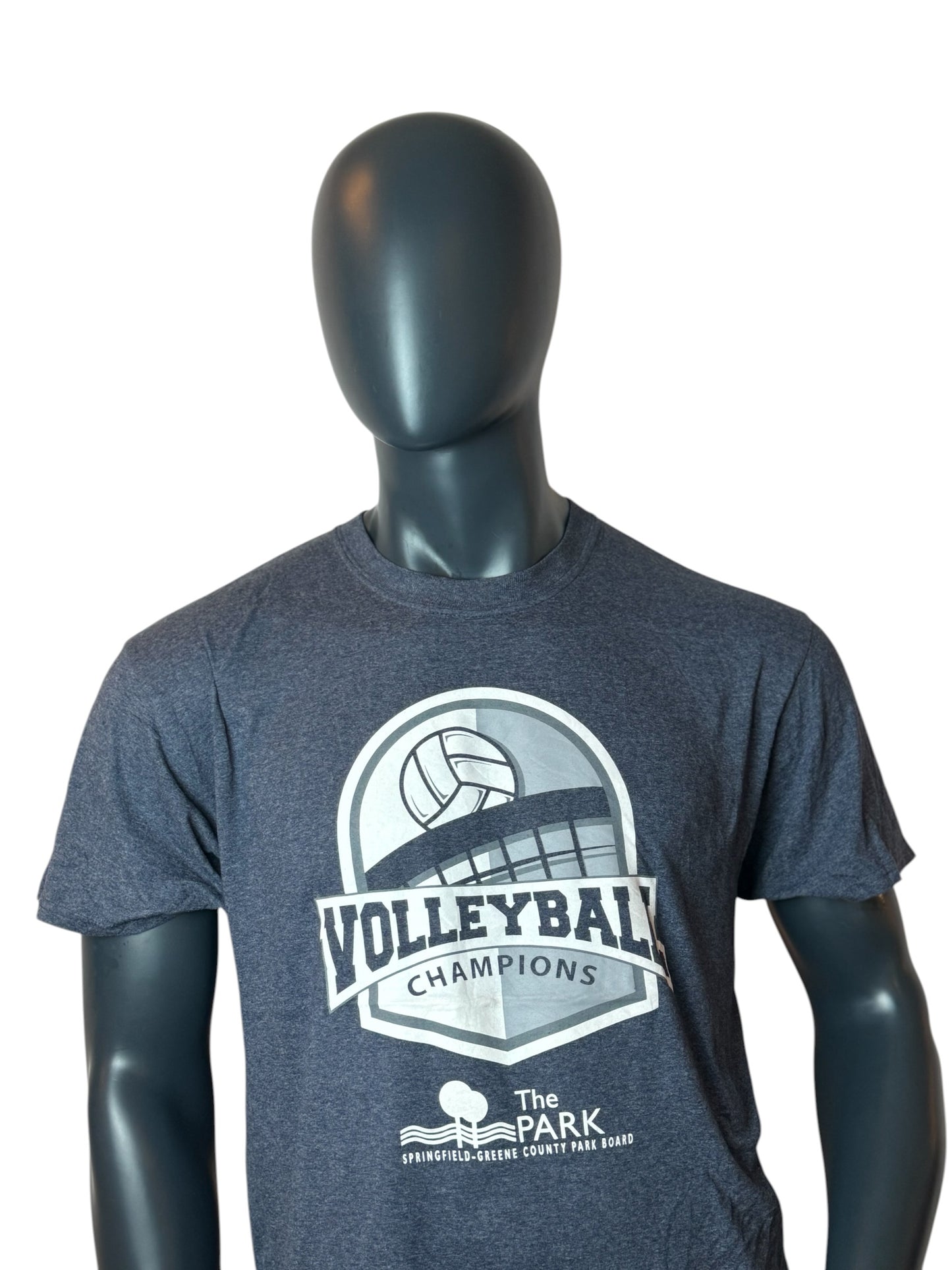 Volleyball Champions Vintage T-Shirt Grau Size L