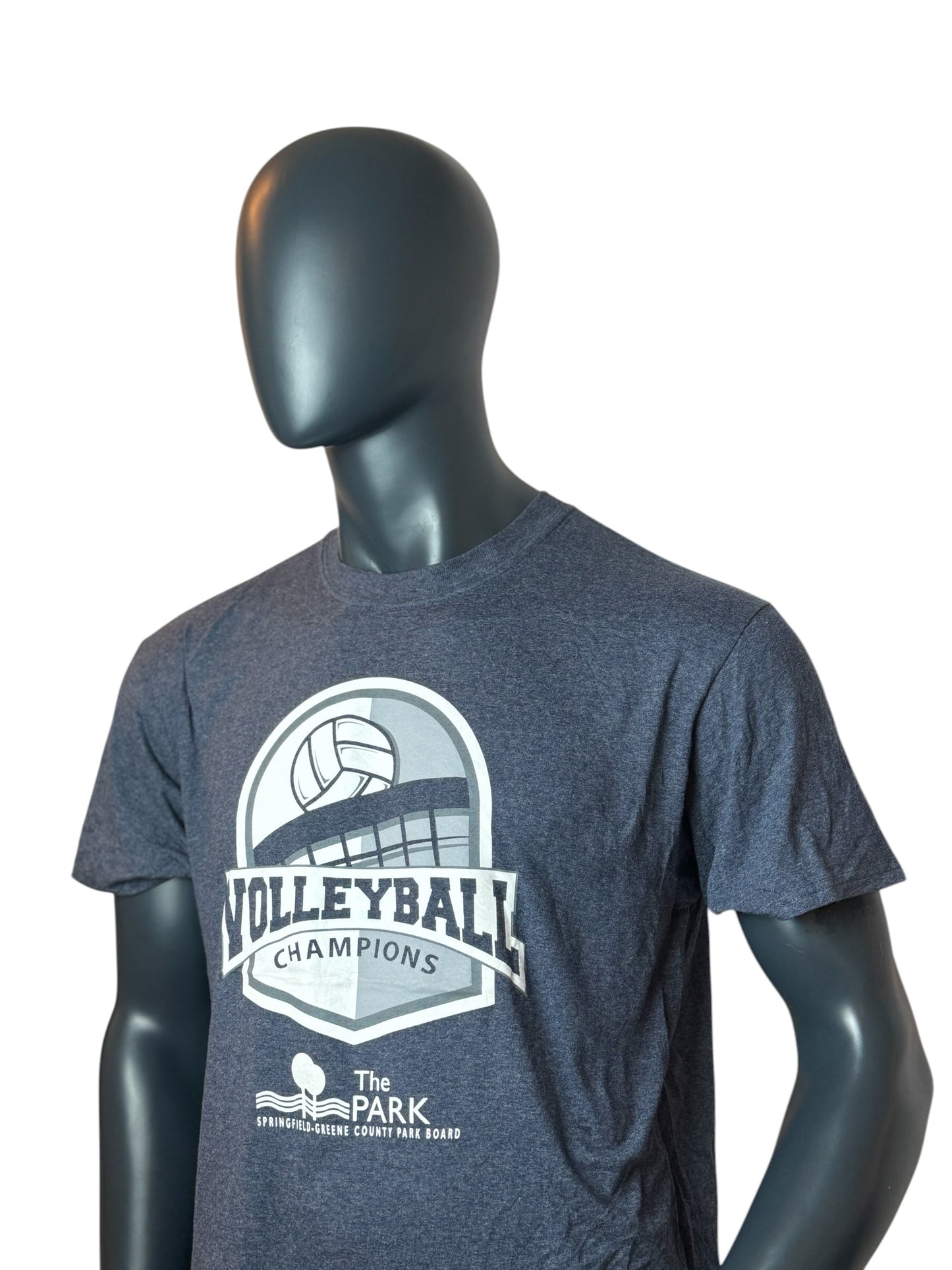 Volleyball Champions Vintage T-Shirt Grau Size L