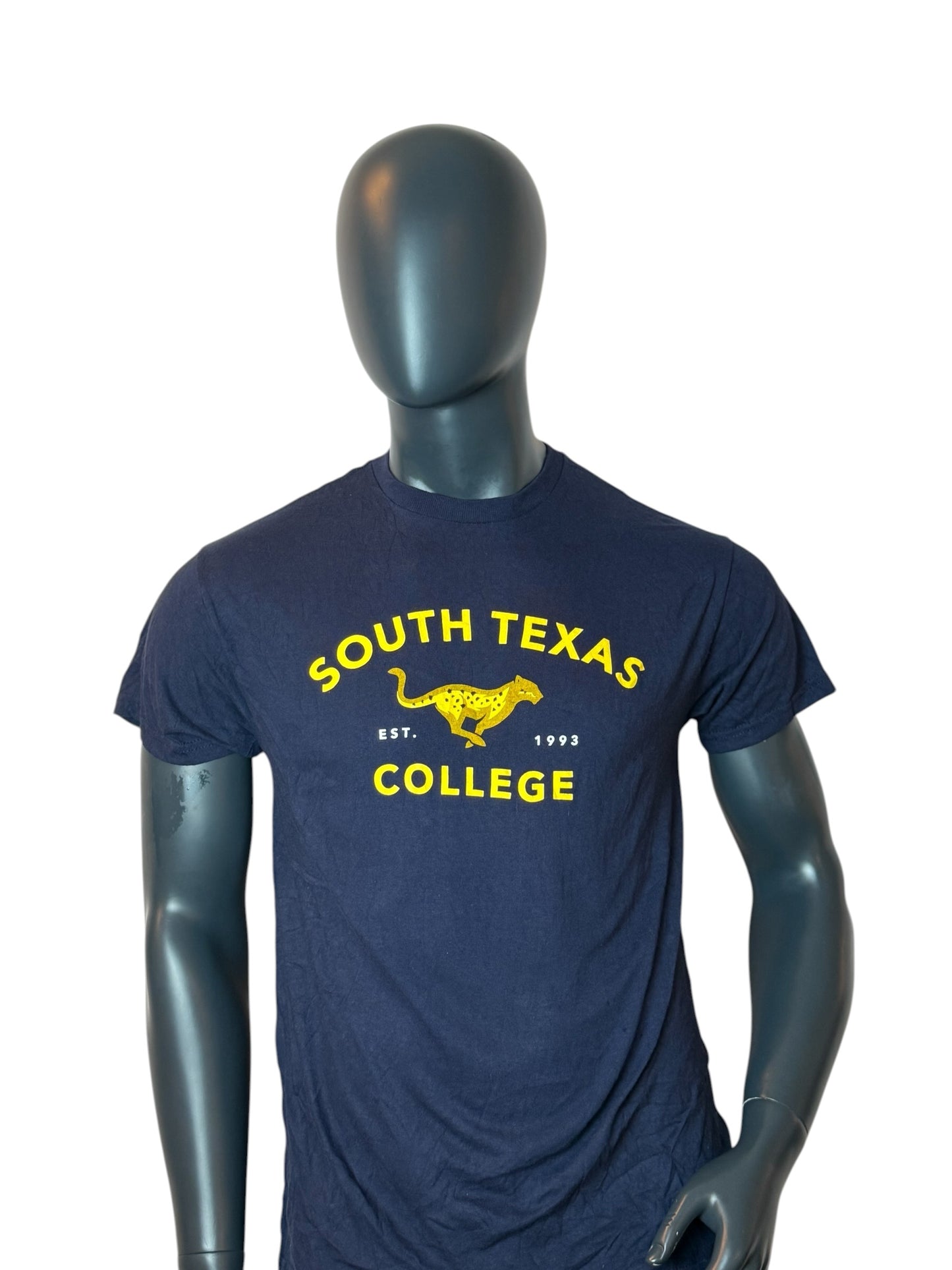 South Texas College Vintage T-Shirt Navy Size M