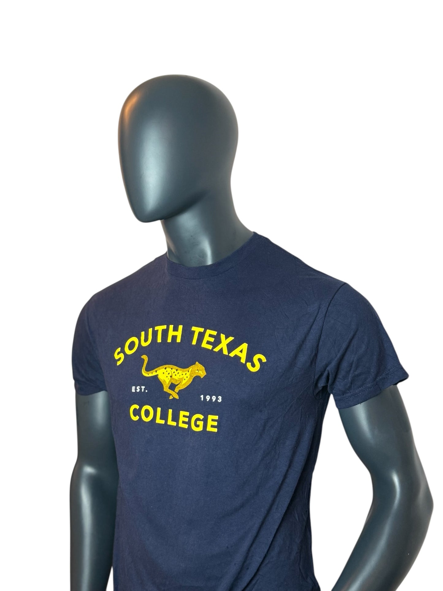 South Texas College Vintage T-Shirt Navy Size M