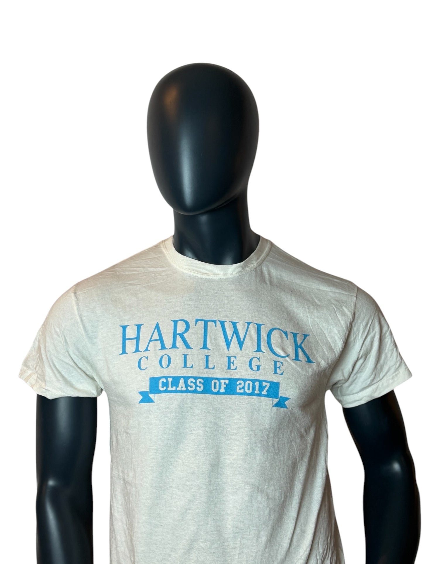 Hartwick College Class of 2017 Vintage T-Shirt White Size M