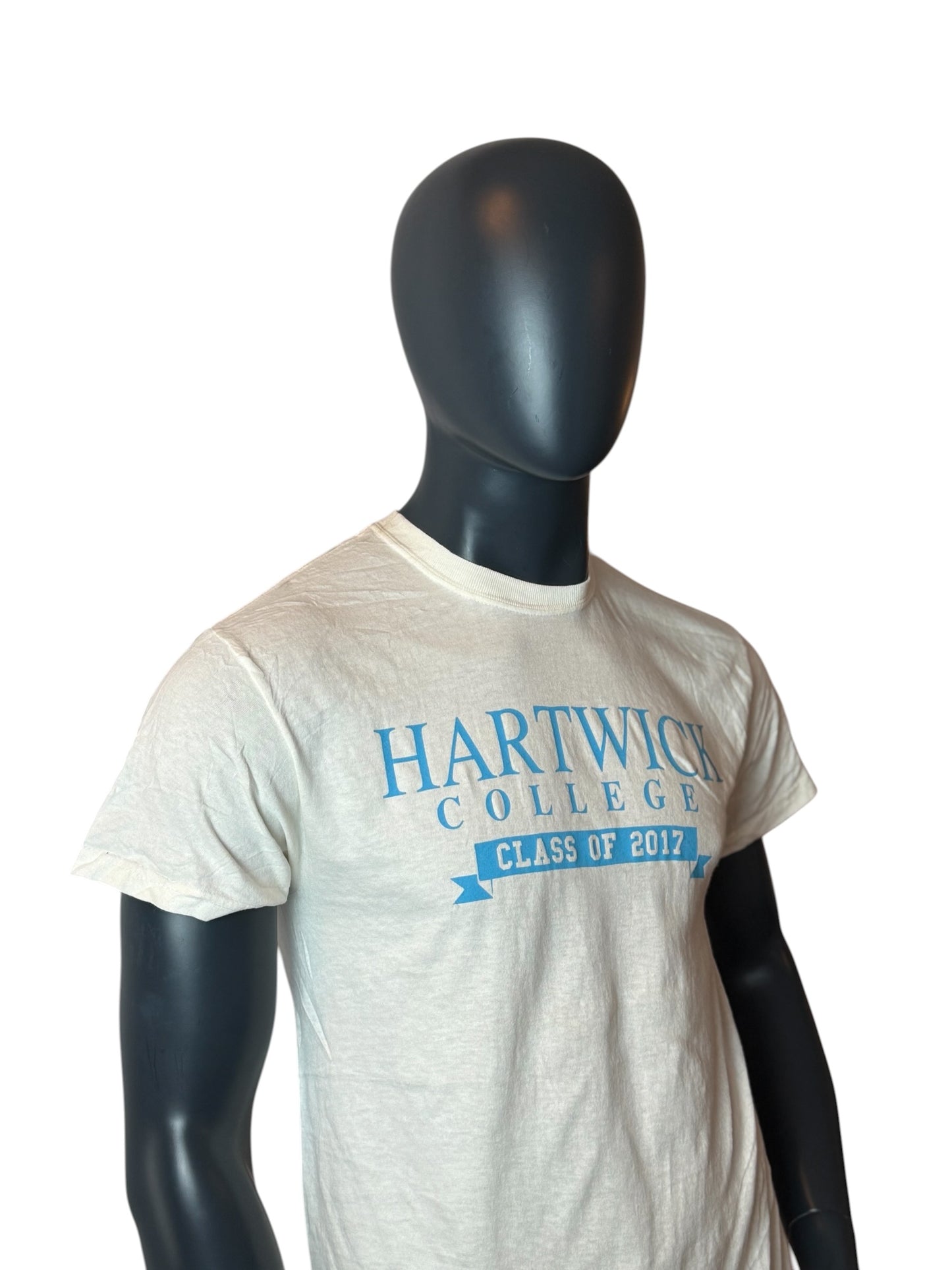Hartwick College Class of 2017 Vintage T-Shirt White Size M