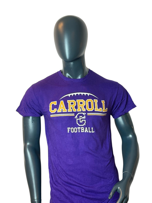 Carroll Football Vintage T-Shirt Purple