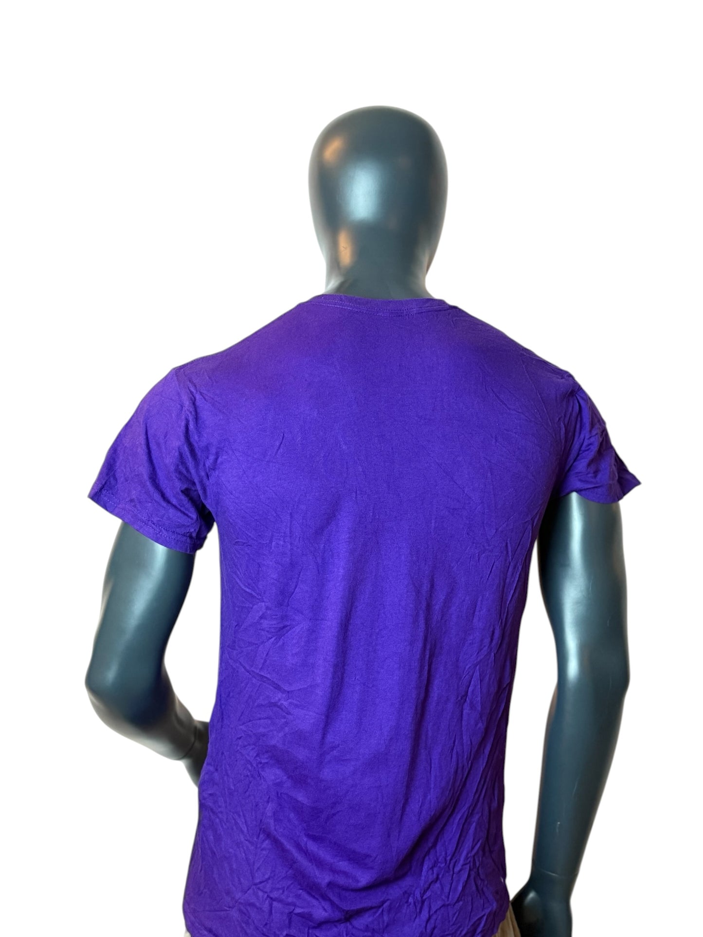 Carroll Football Vintage T-Shirt Purple Size M