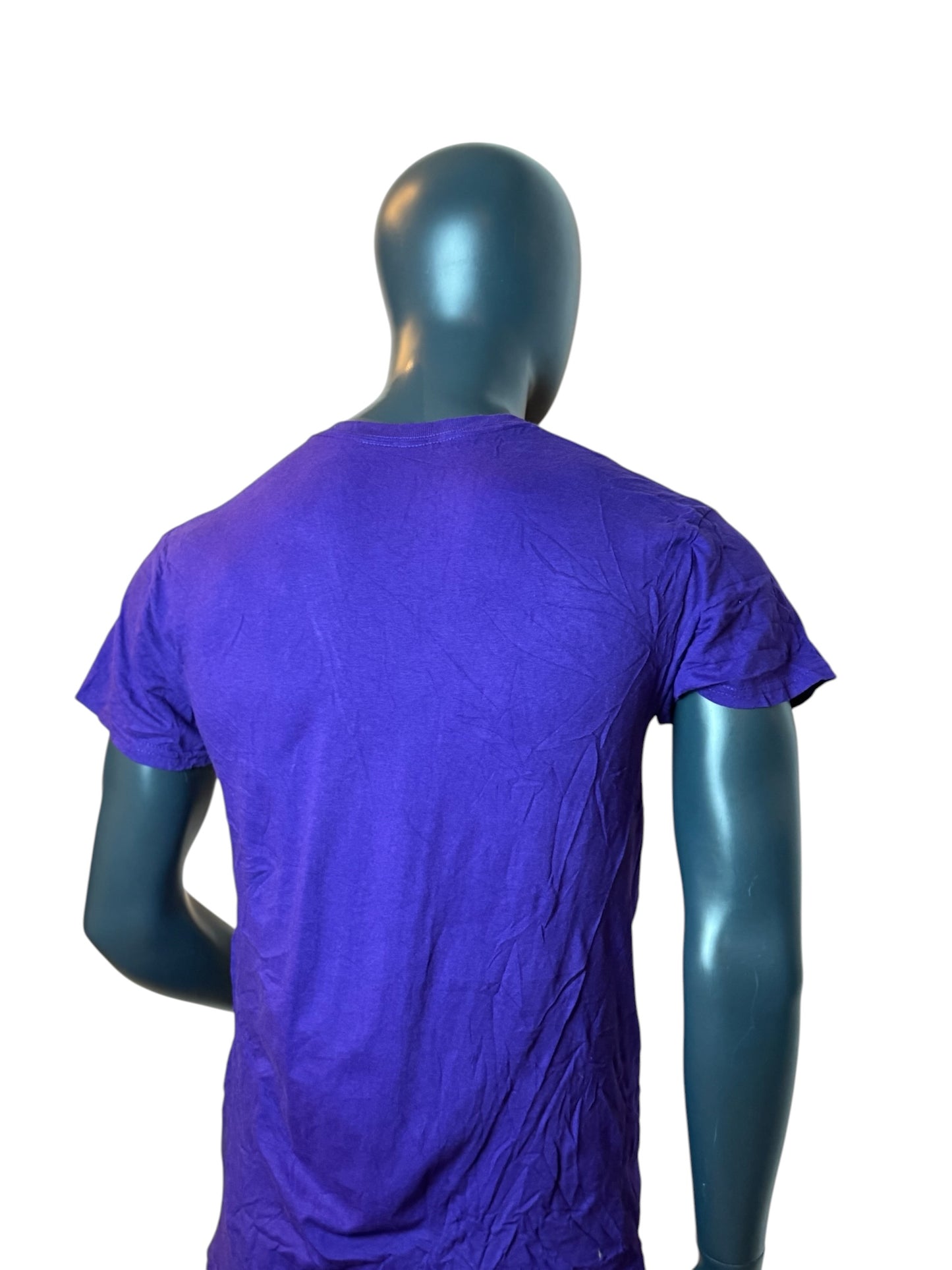Carroll Football Vintage T-Shirt Purple Size M