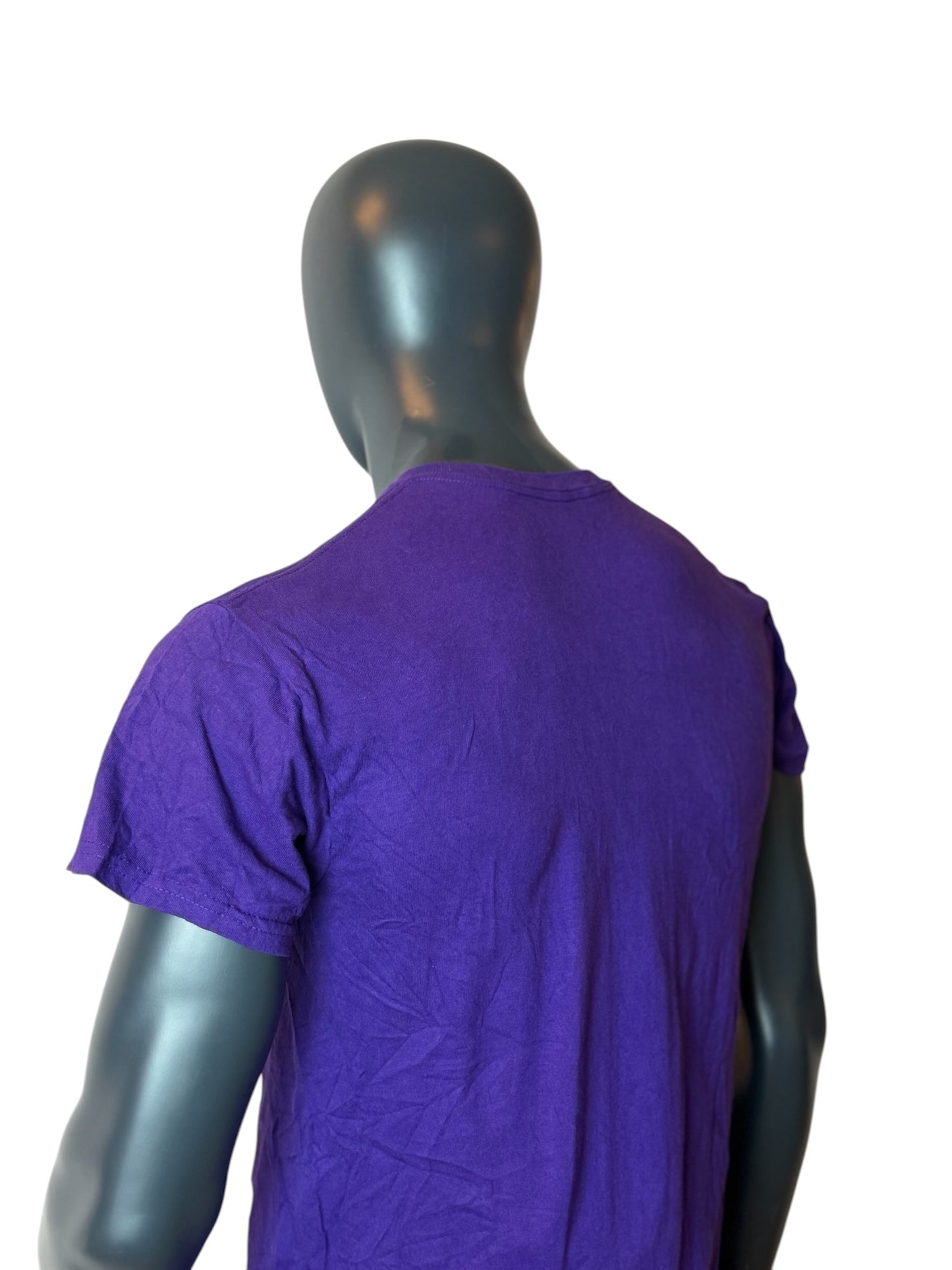 Carroll Football Vintage T-Shirt Purple Size M