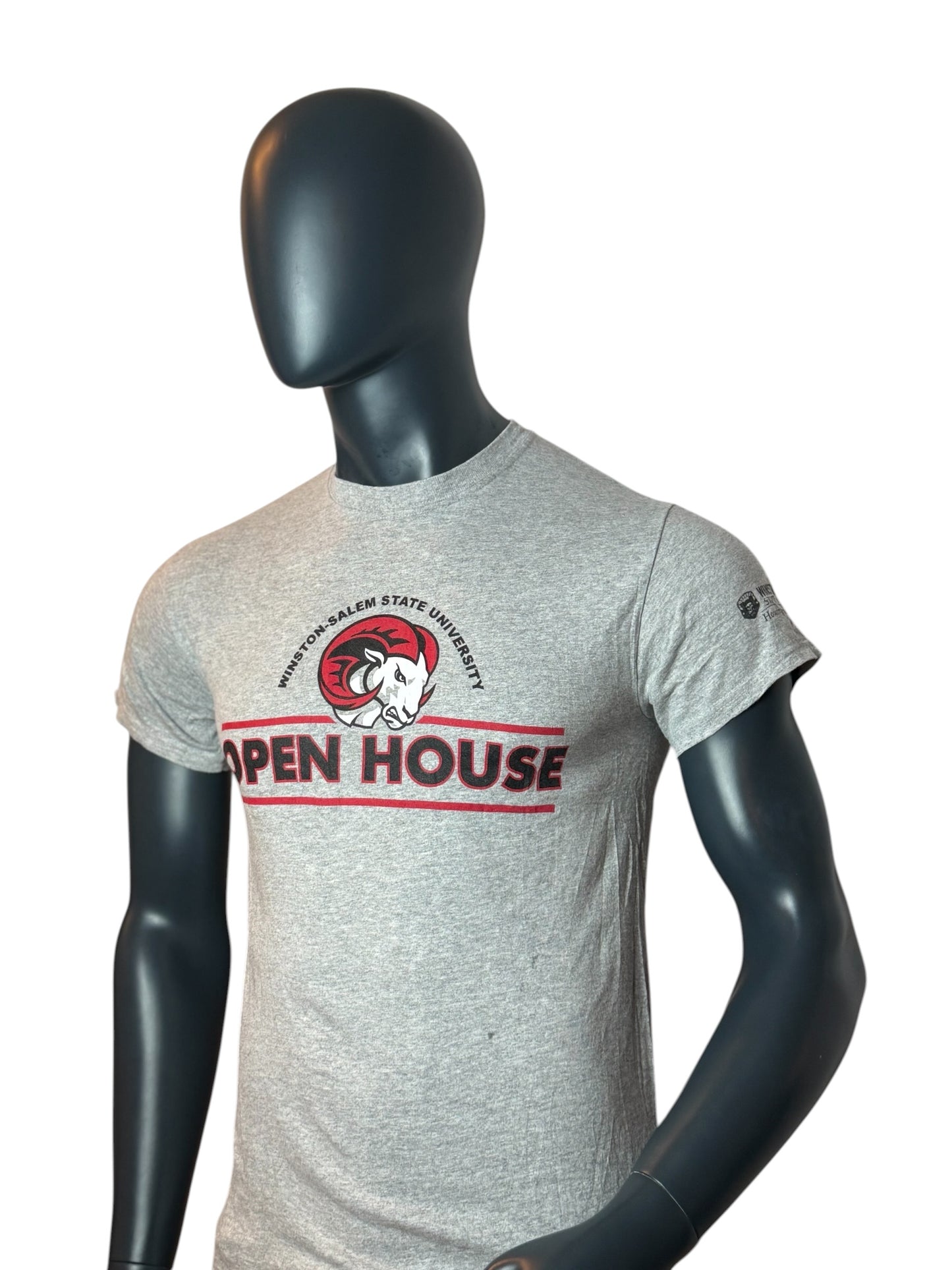 Winston Salem State University Open House Vintage T-Shirt Grey Size S