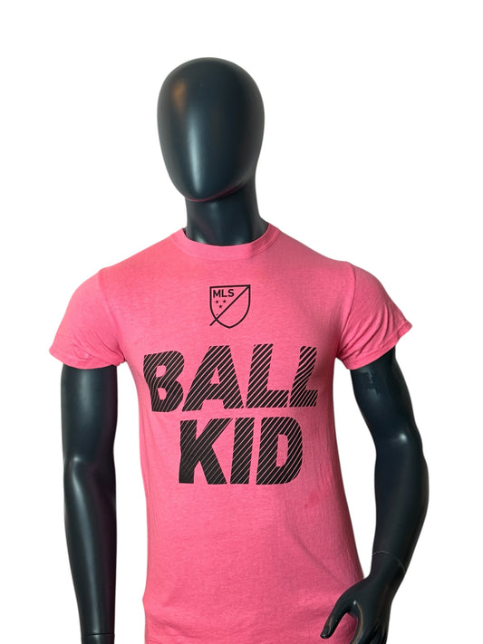 MLS Soccer Ball Kid Tee Pink