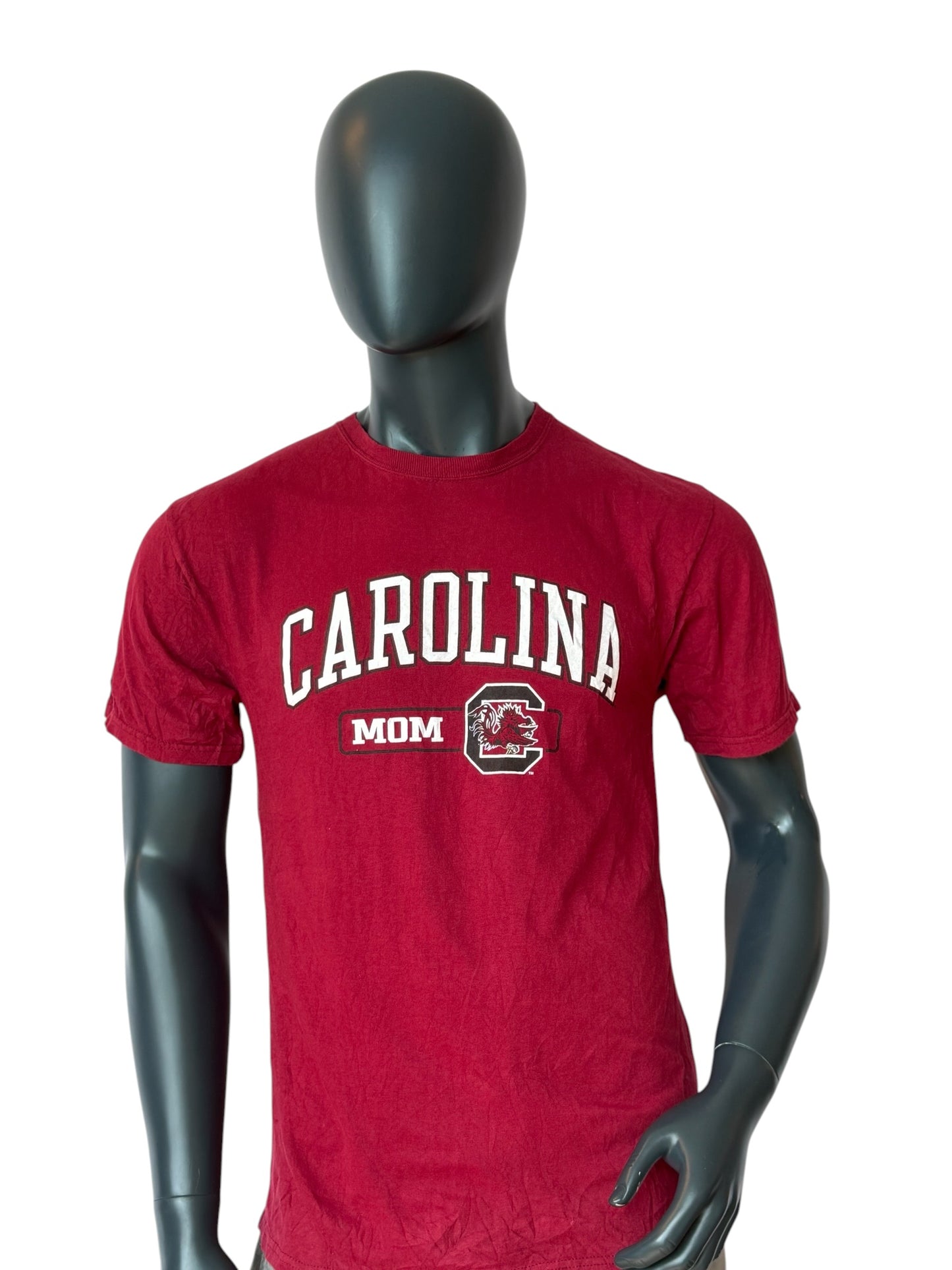 Champion Carolina Mom T Shirt Red Retro Vintage College Tee Size M