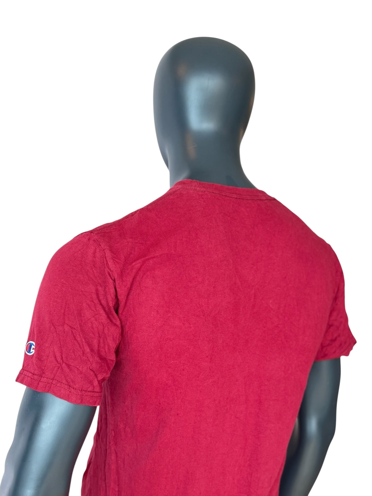 Champion Carolina Mom T Shirt Red Retro Vintage College Tee Size M