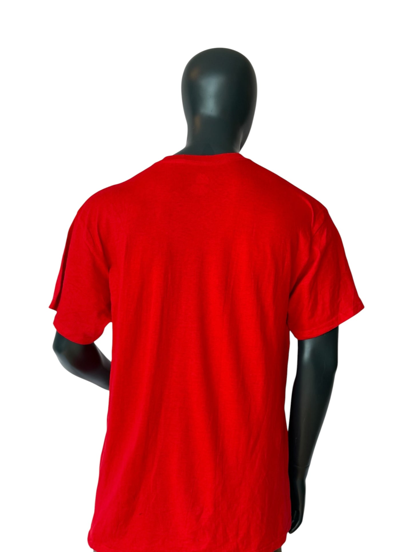Majestic Washington Nationals “Natitude” Postseason T Shirt Red Retro Vintage MLB Tee Size XL