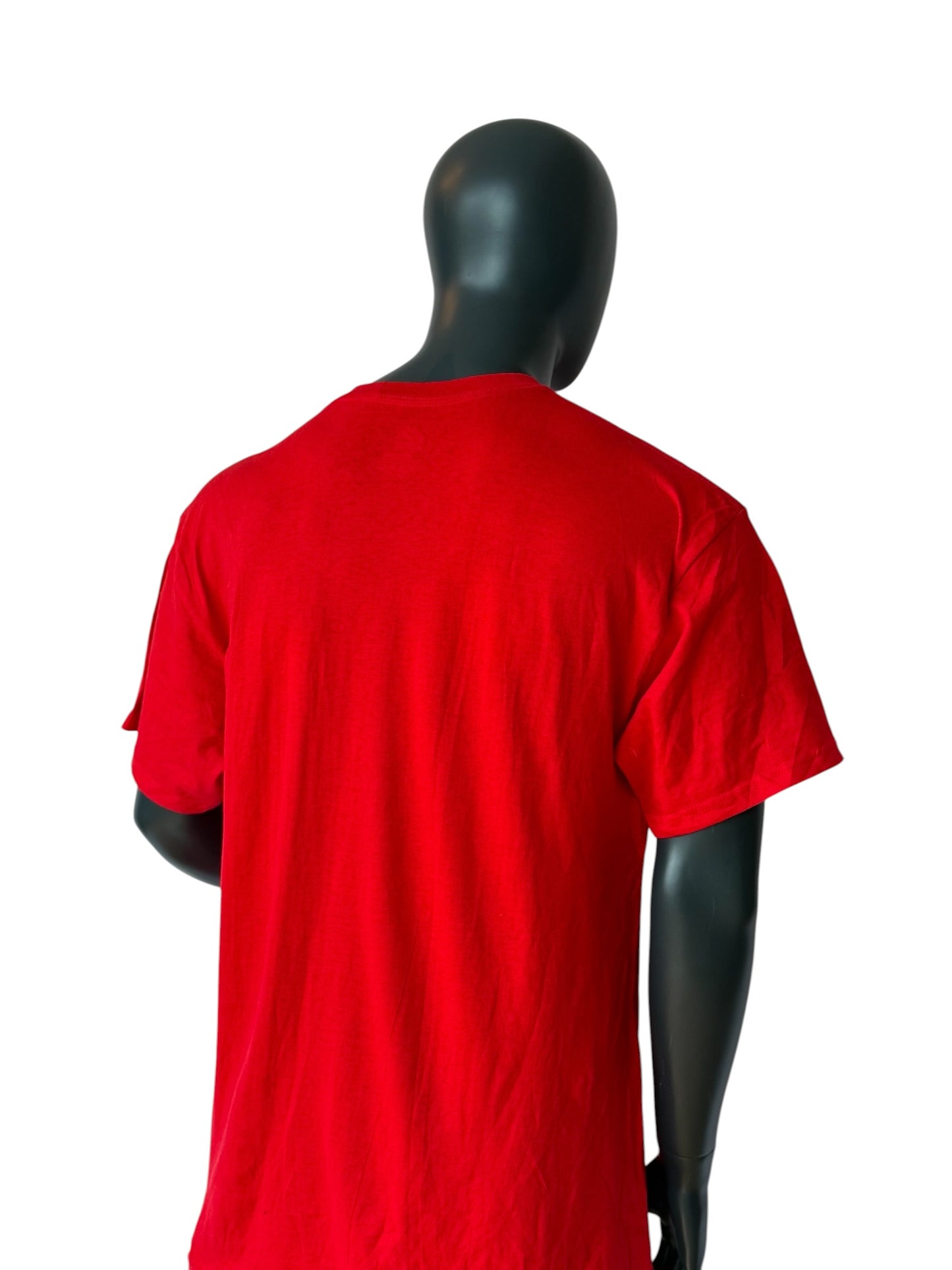 Majestic Washington Nationals “Natitude” Postseason T Shirt Red Retro Vintage MLB Tee Size XL