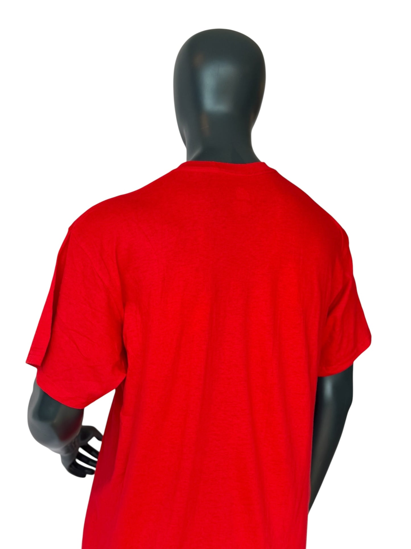 Majestic Washington Nationals “Natitude” Postseason T Shirt Red Retro Vintage MLB Tee Size XL