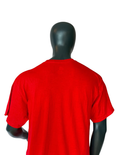 Majestic Washington Nationals "Natitude" T-shirt Rétro Vintage MLB Rouge Taille XL