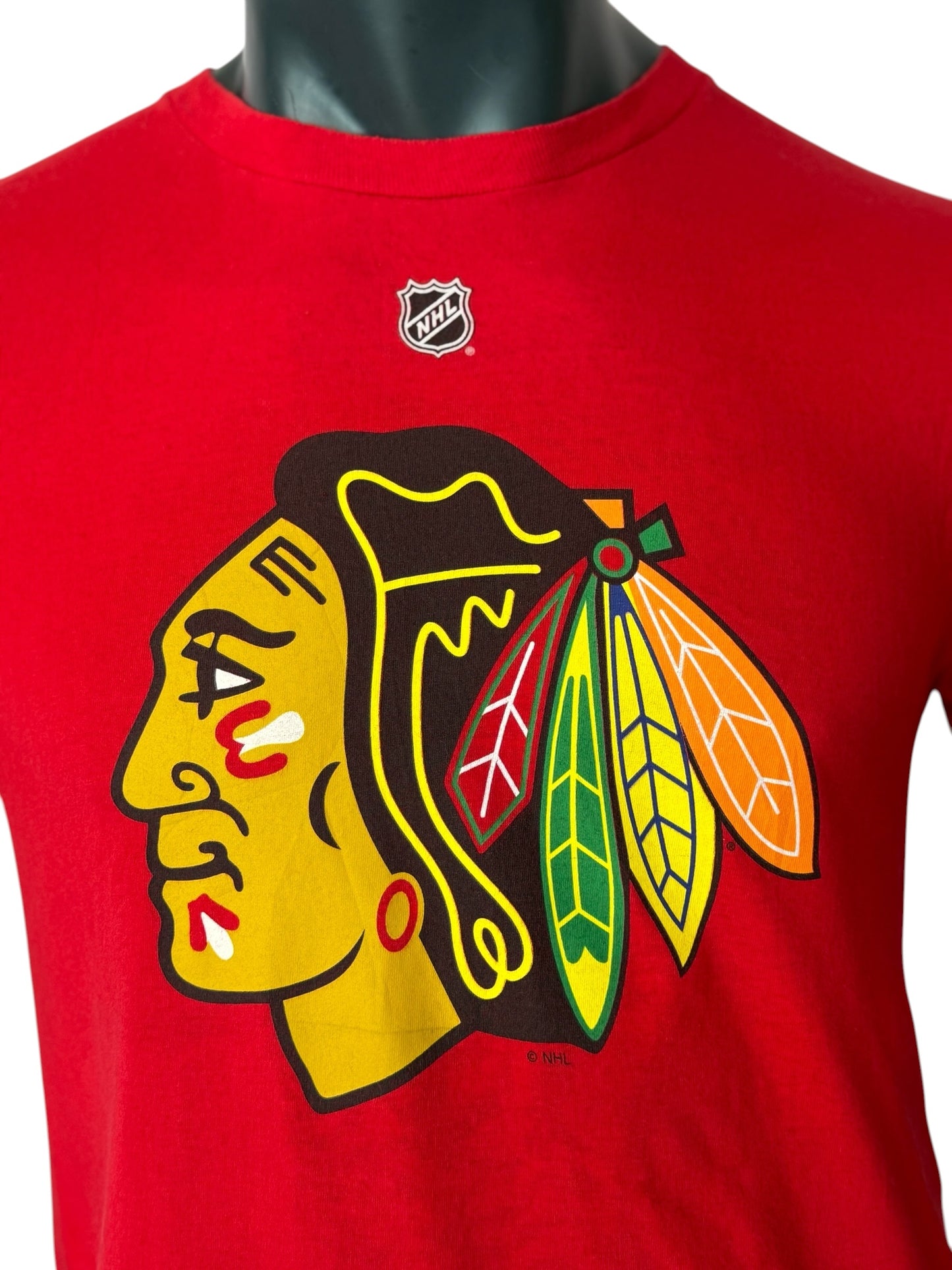 Reebok x NHL Chicago Blackhawks Kane 88 T Shirt Red Retro Vintage Hockey Tee Size M