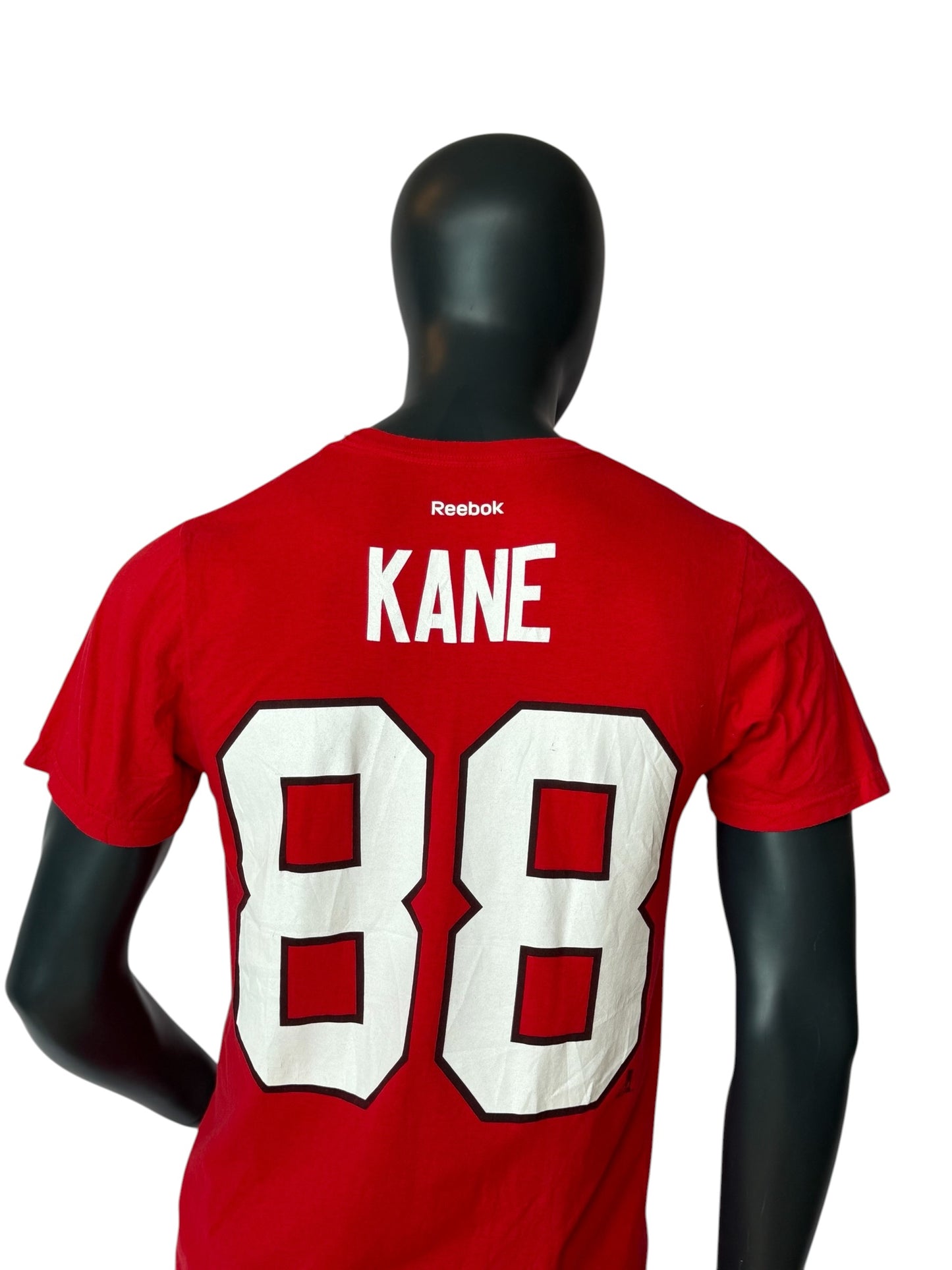 Reebok x NHL Chicago Blackhawks Kane 88 T Shirt Red Retro Vintage Hockey Tee Size M