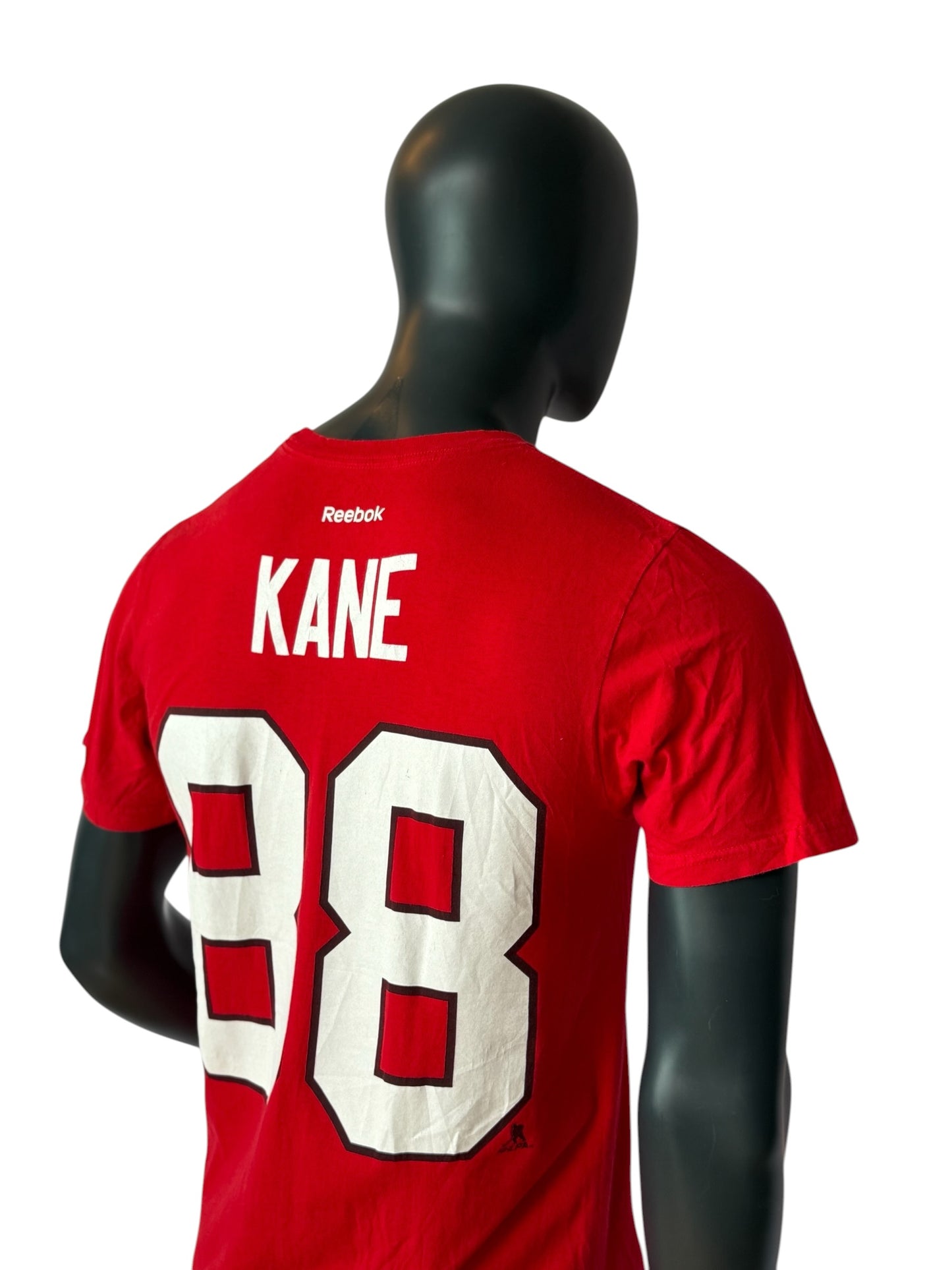 Reebok x NHL Chicago Blackhawks Kane 88 T Shirt Red Retro Vintage Hockey Tee Size M
