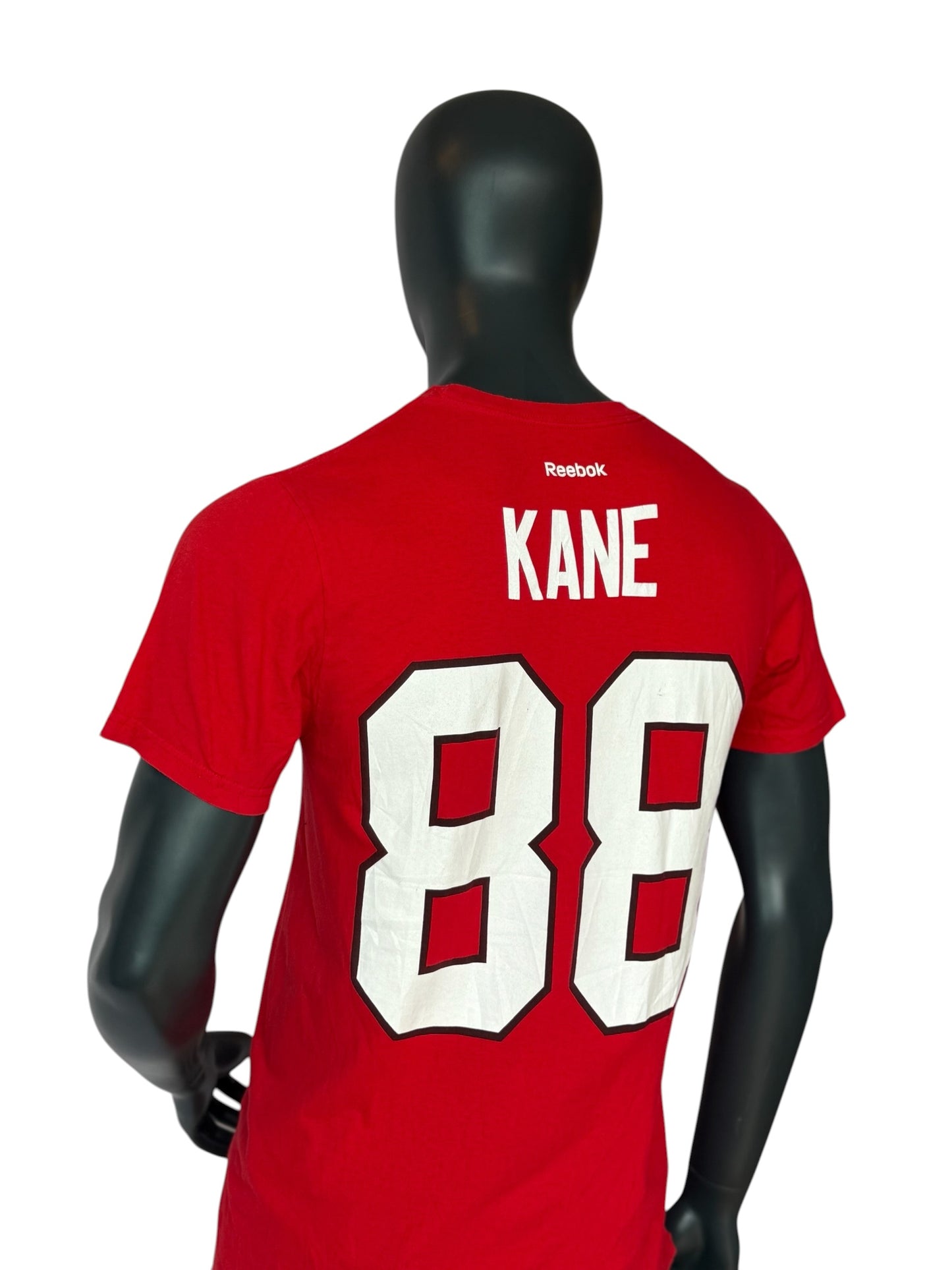 Reebok x NHL Chicago Blackhawks Kane 88 T Shirt Red Retro Vintage Hockey Tee Size M