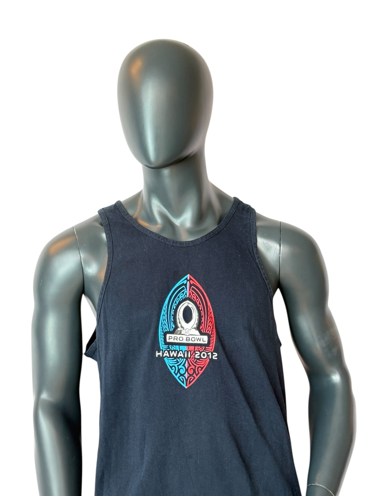 NFL Pro Bowl Hawaii 2012 Tank Top Black Graphic Sleeveless Tee Size M