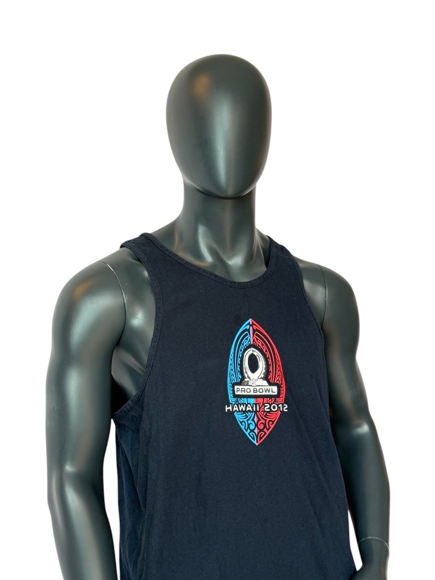 NFL Pro Bowl Hawaii 2012 Tank Top Black Graphic Sleeveless Tee Size M
