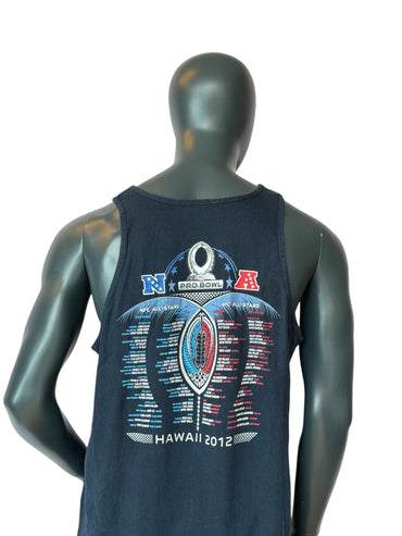 Débardeur noir graphique sans manches NFL Pro Bowl Hawaï 2012 taille M
