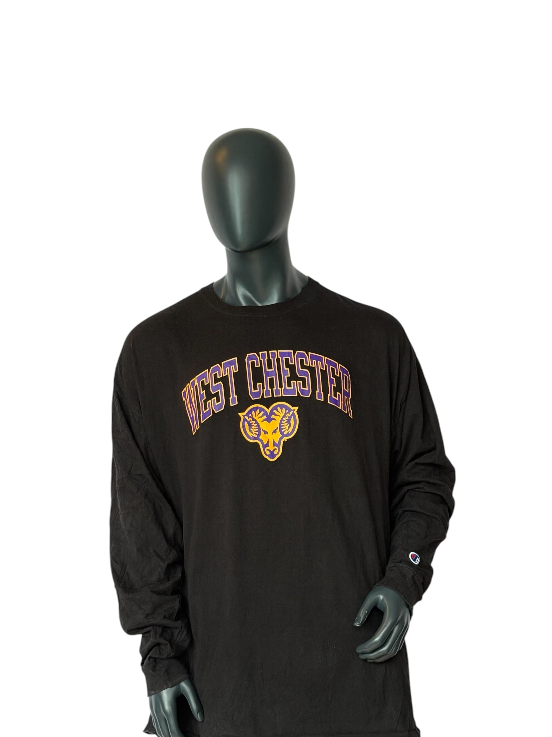 Champion West Chester Longsleeve T Shirt Vintage College Logo