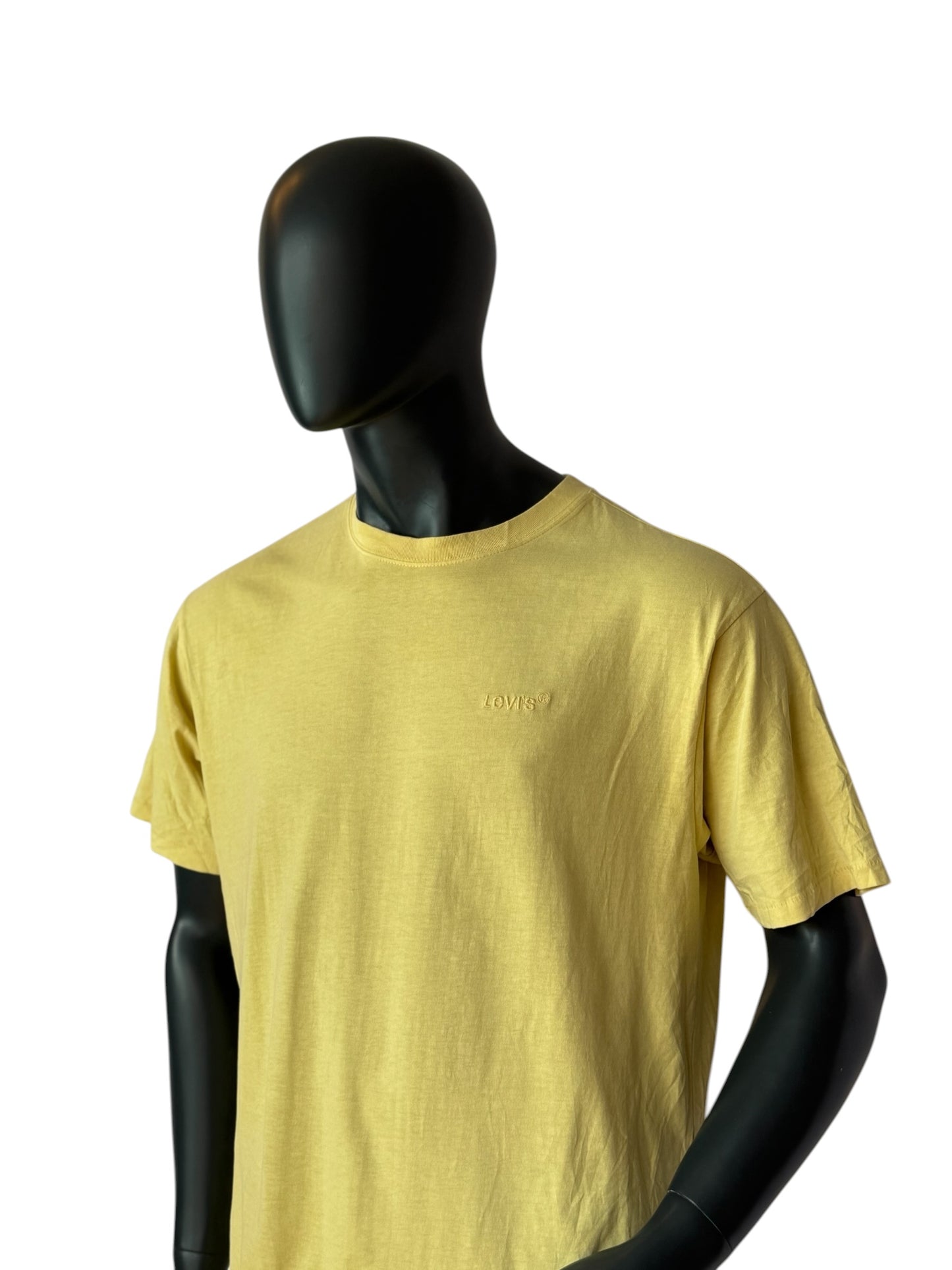 Levi's Minimal Logo T Shirt Vintage Style Basic Essential Tee Yellow – RetroPieces