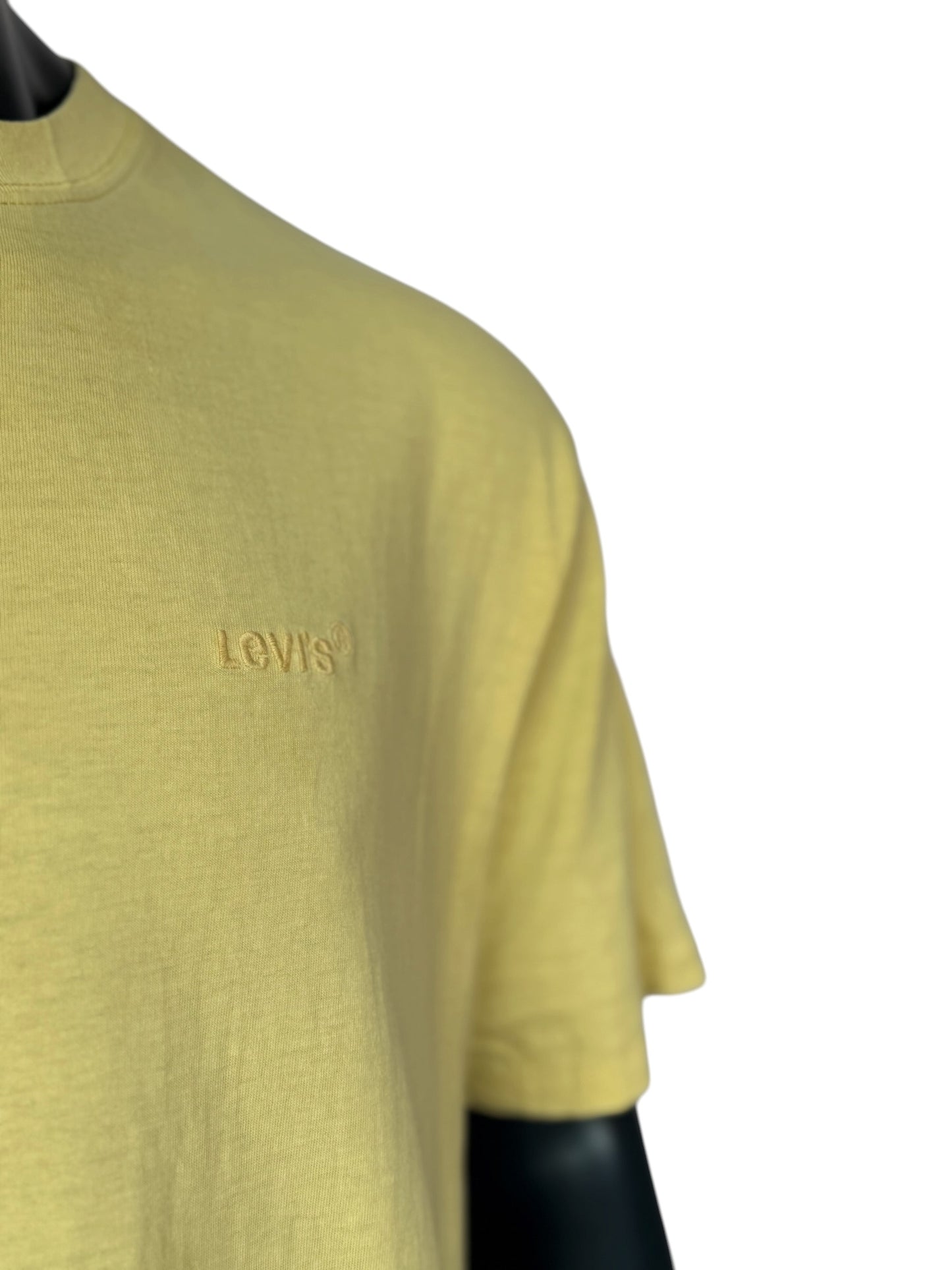 Levi's Minimal Logo T Shirt Vintage Style Basic Essential Tee Yellow – RetroPieces
