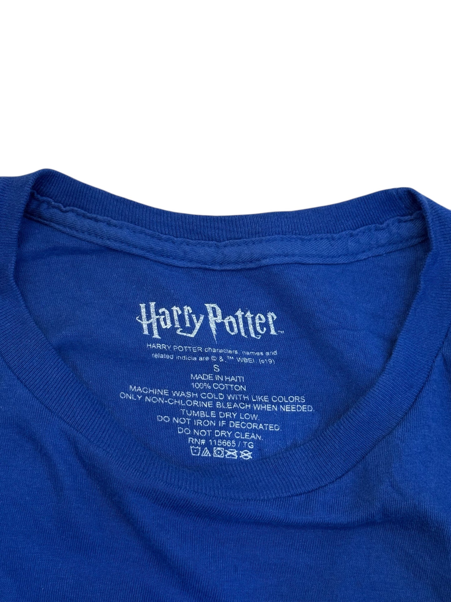 Original Ravenclaw Harry Potter T-Shirt Blue Graphic Tee Size S