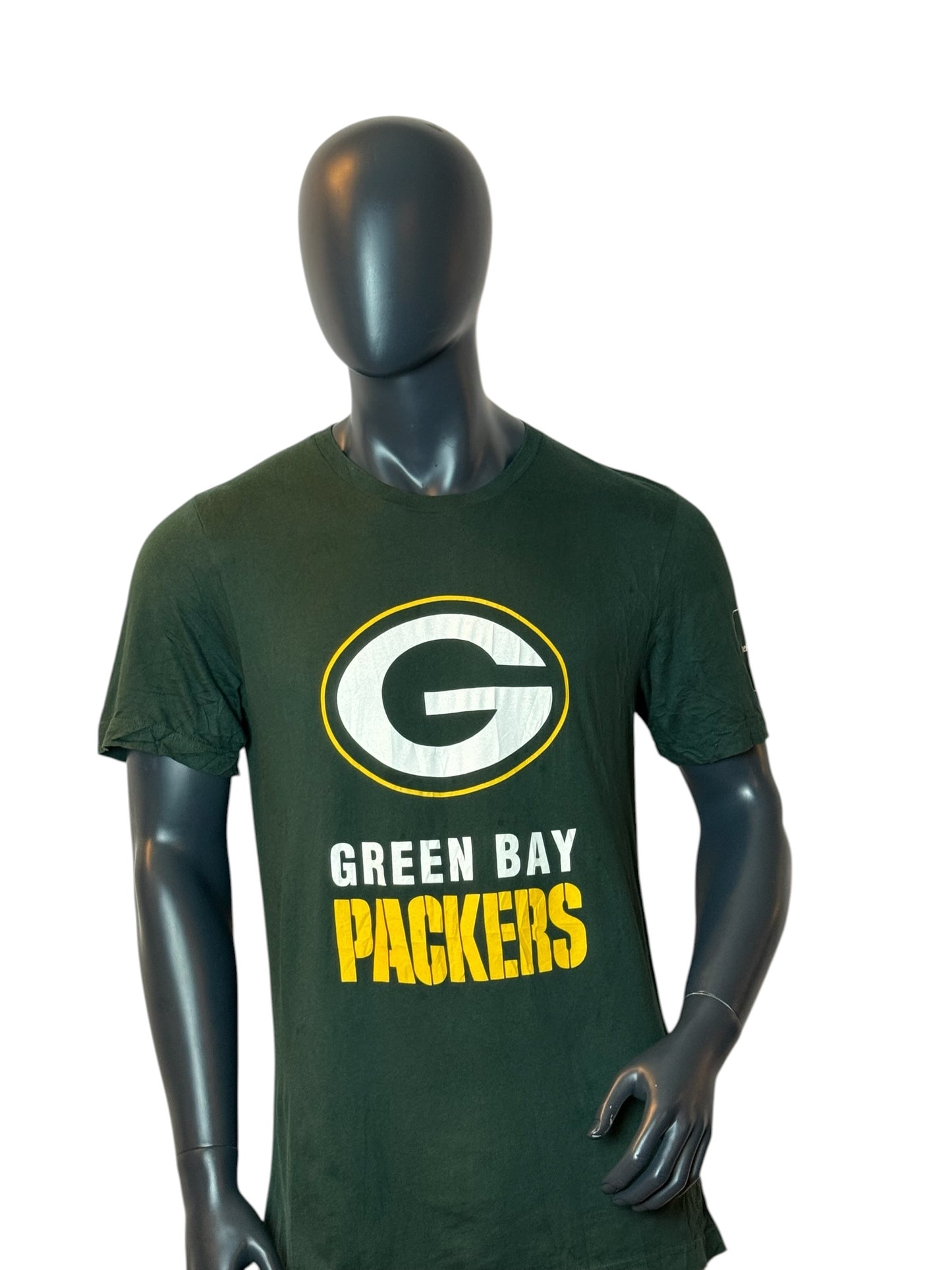 Green Bay Packers T-Shirt Green NFL Football Tee Size L