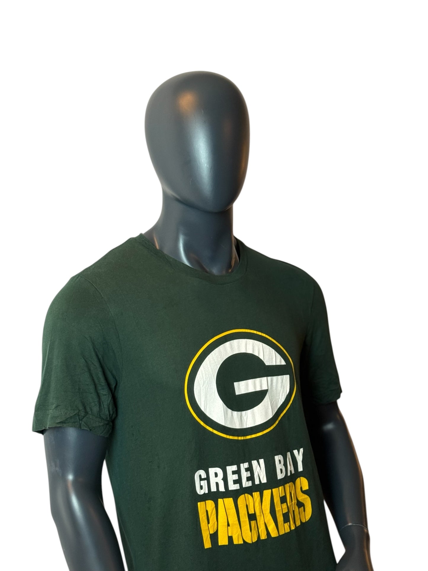 Green Bay Packers T-Shirt Green NFL Football Tee Size L