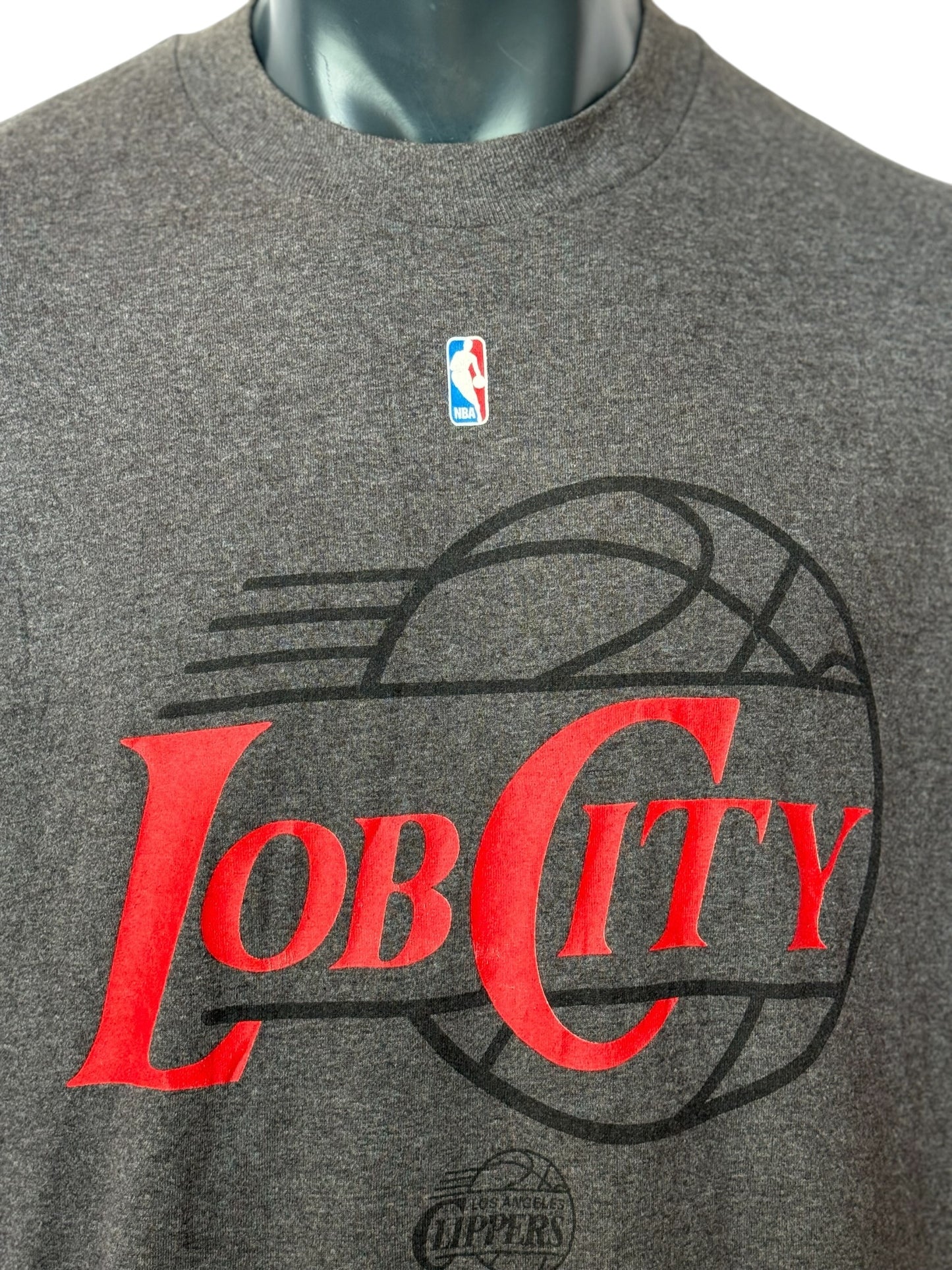 LA Clippers “Lob City” NBA Vintage T-Shirt Grey Size XL
