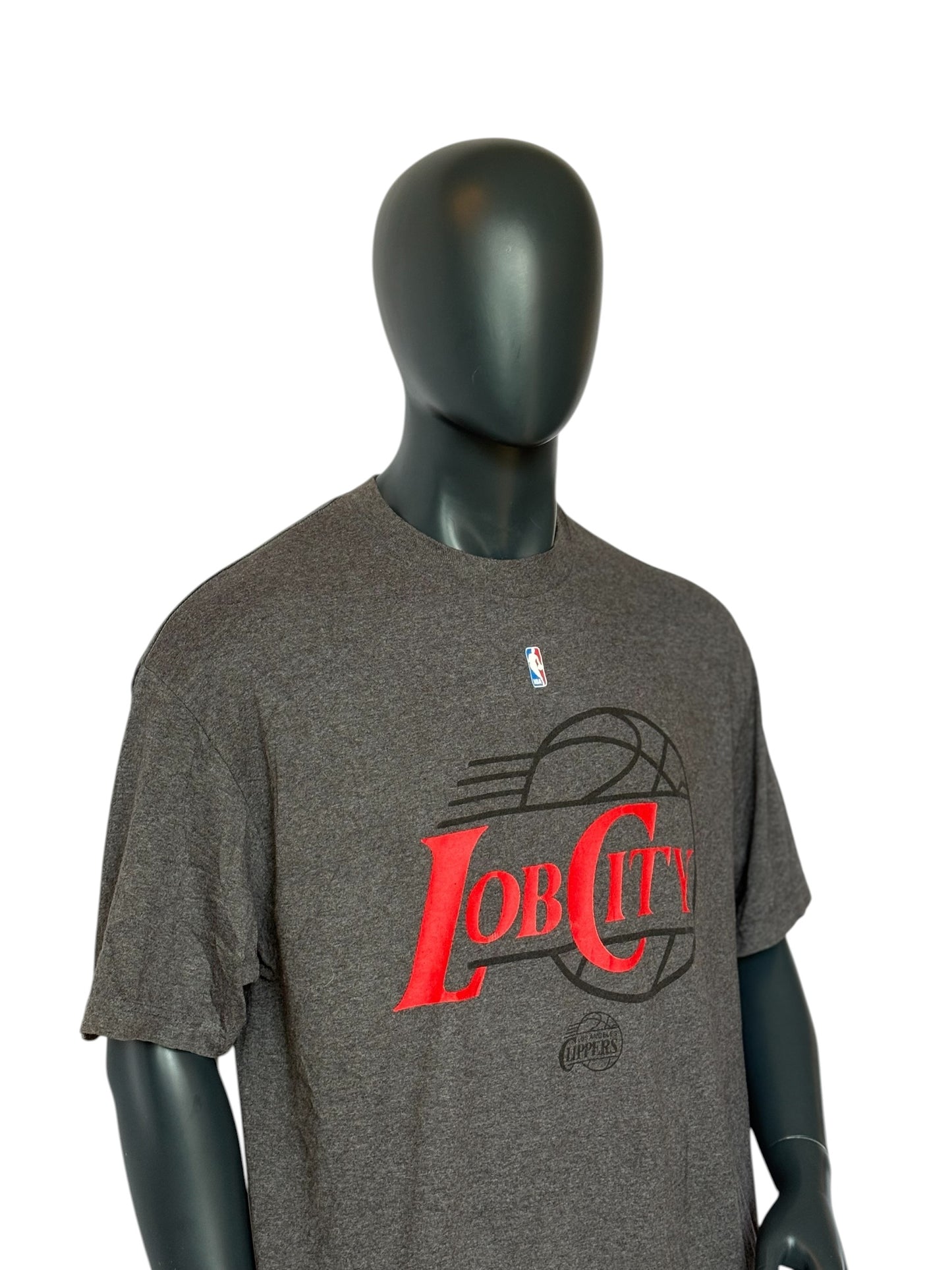 LA Clippers “Lob City” NBA Vintage T-Shirt Grey Size XL